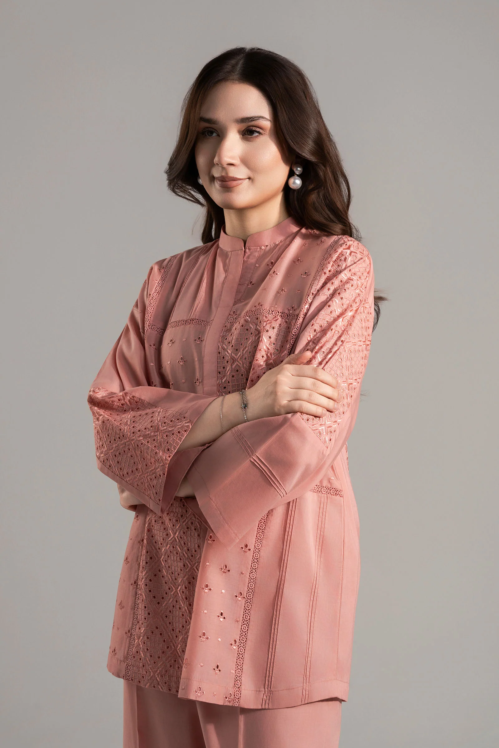 2 Pc Embroidered Lawn Suit - Image 2