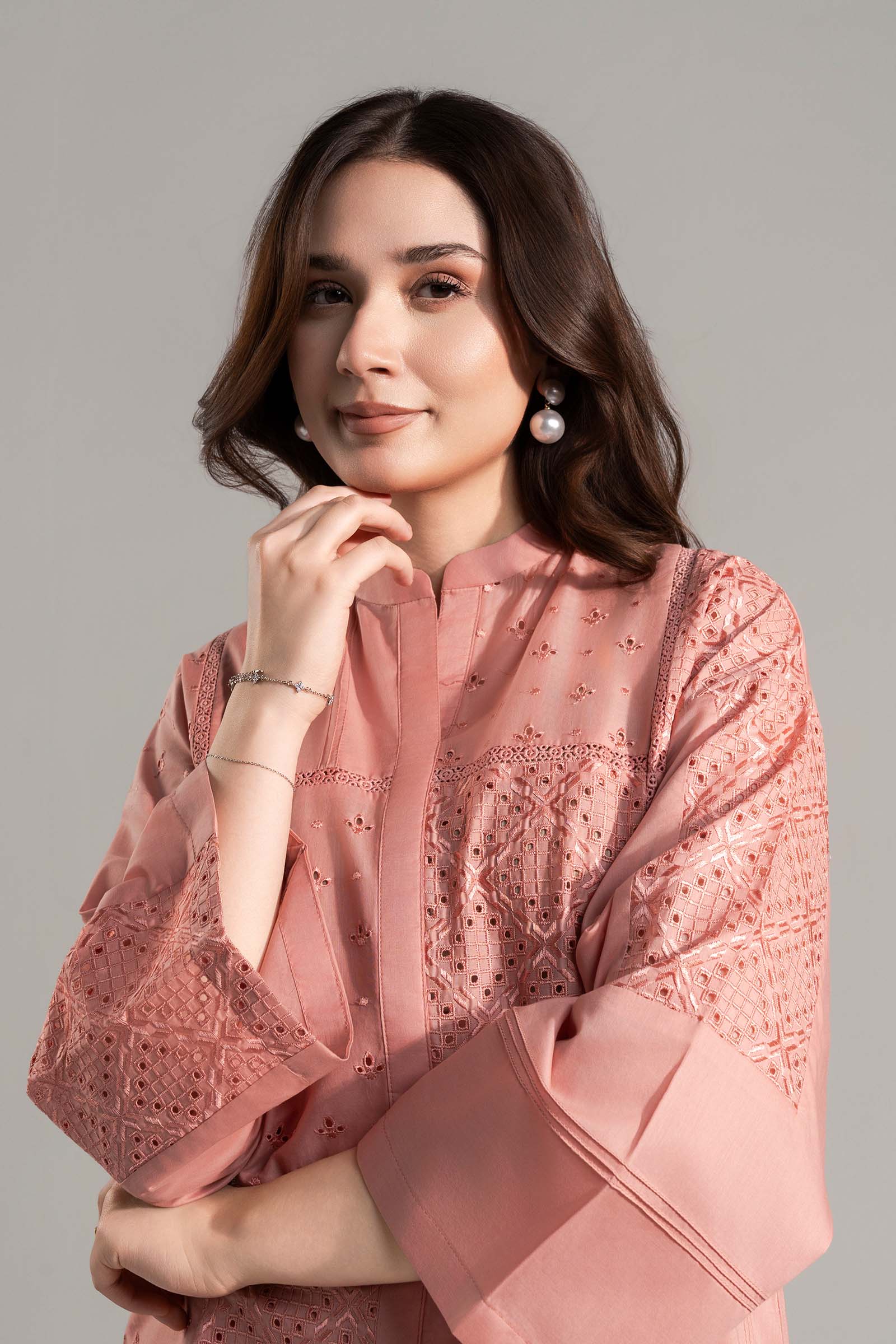 2 Pc Embroidered Lawn Suit - Image 3