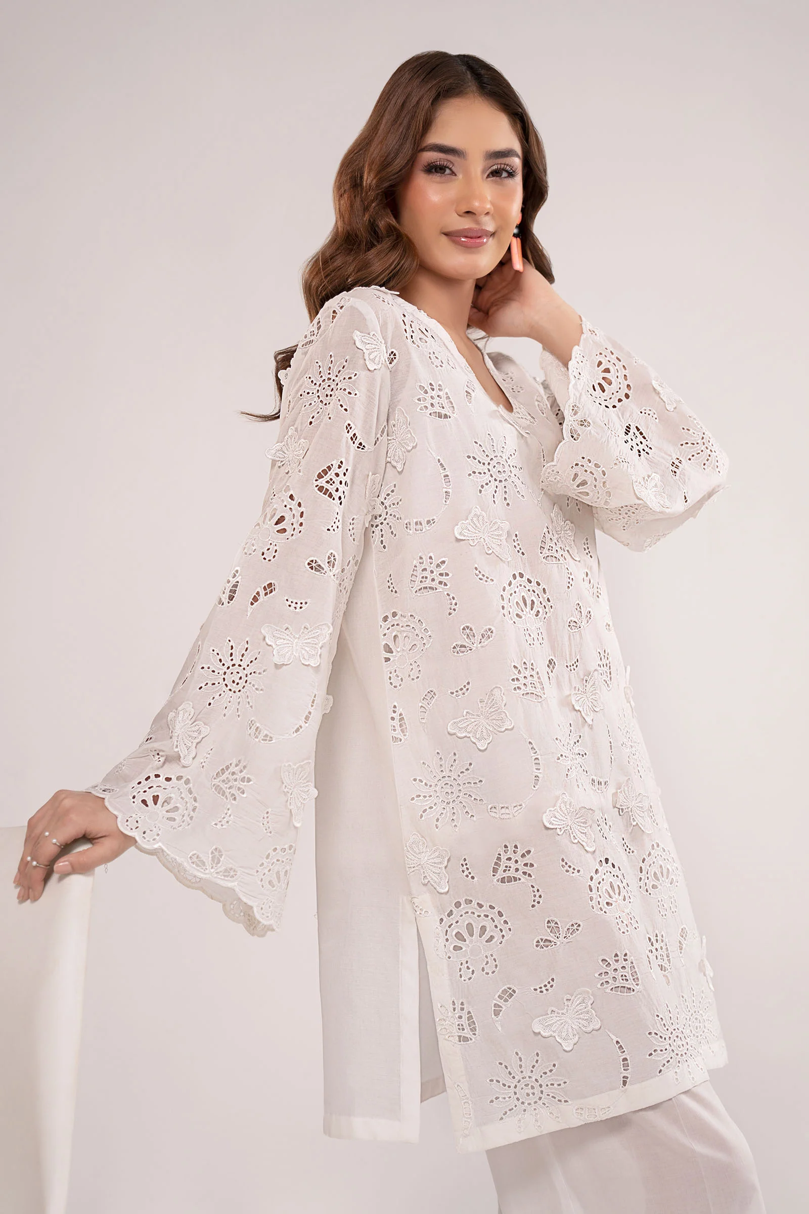 2 Pc Embroidered Lawn Suit - Image 3