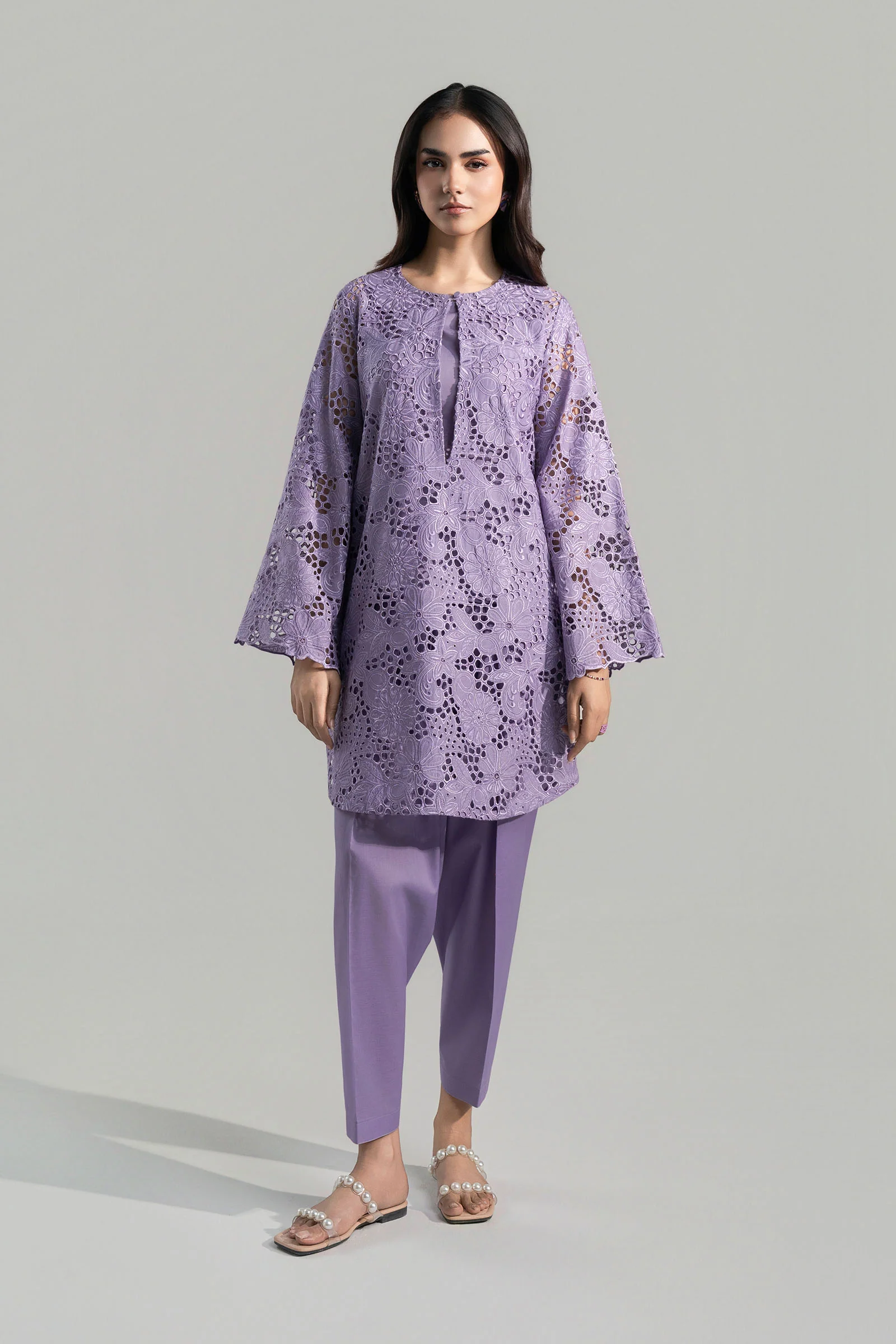 2 Pc Embroidered Lawn Suit