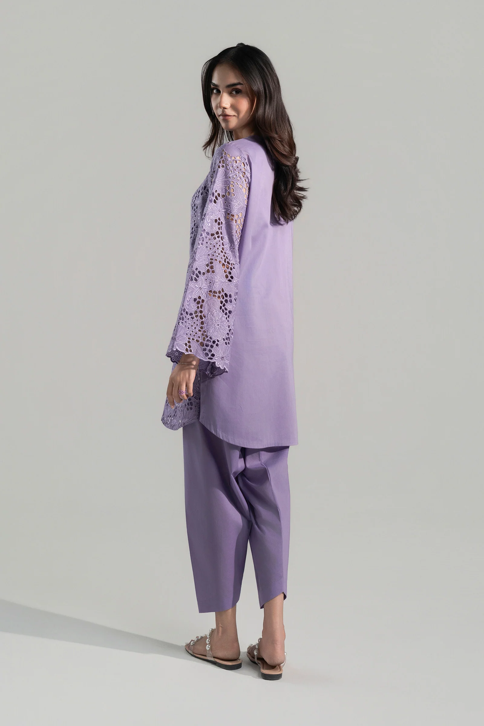 2 Pc Embroidered Lawn Suit - Image 5