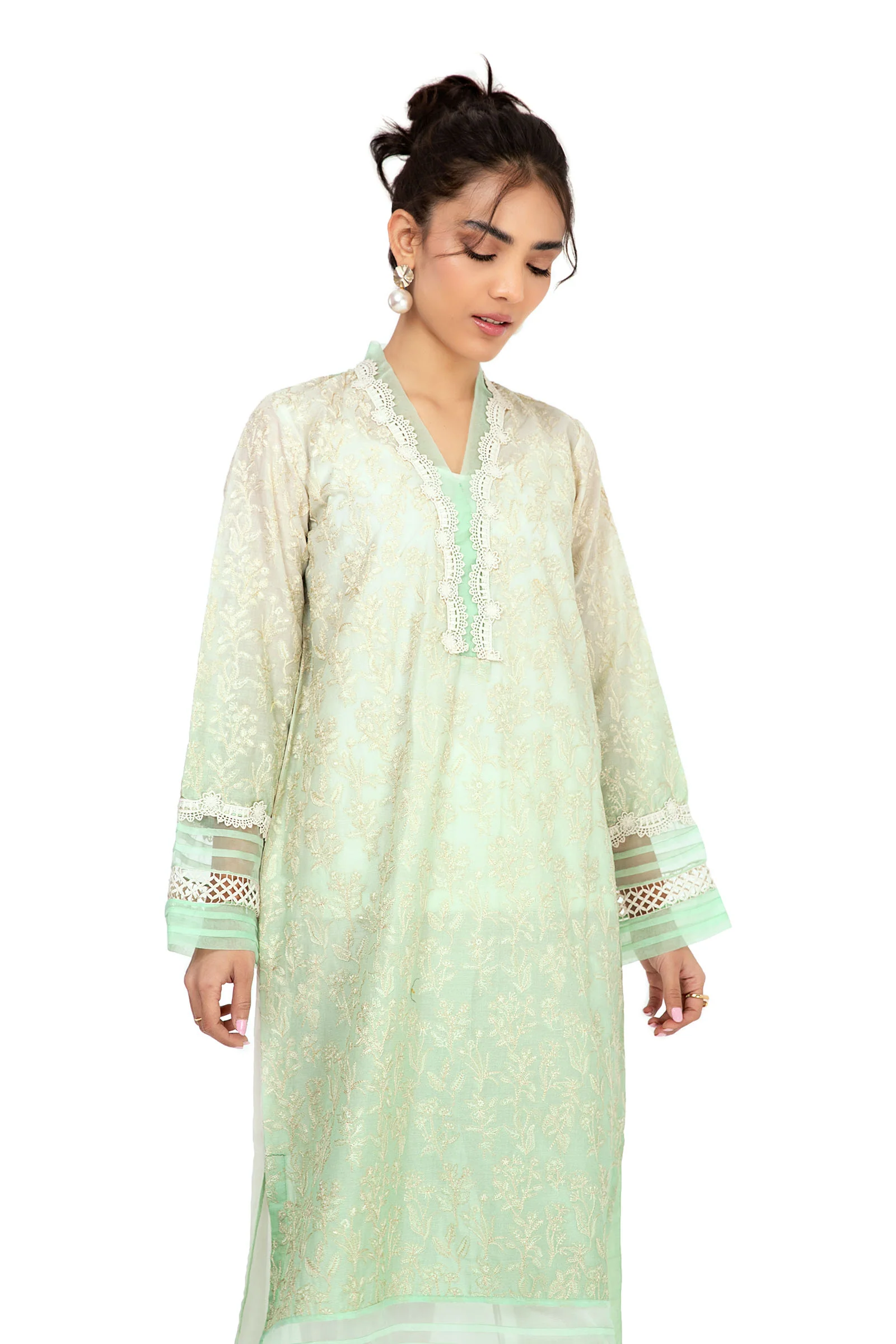 Shirt Mint Green MB-EF23-17 - Image 2