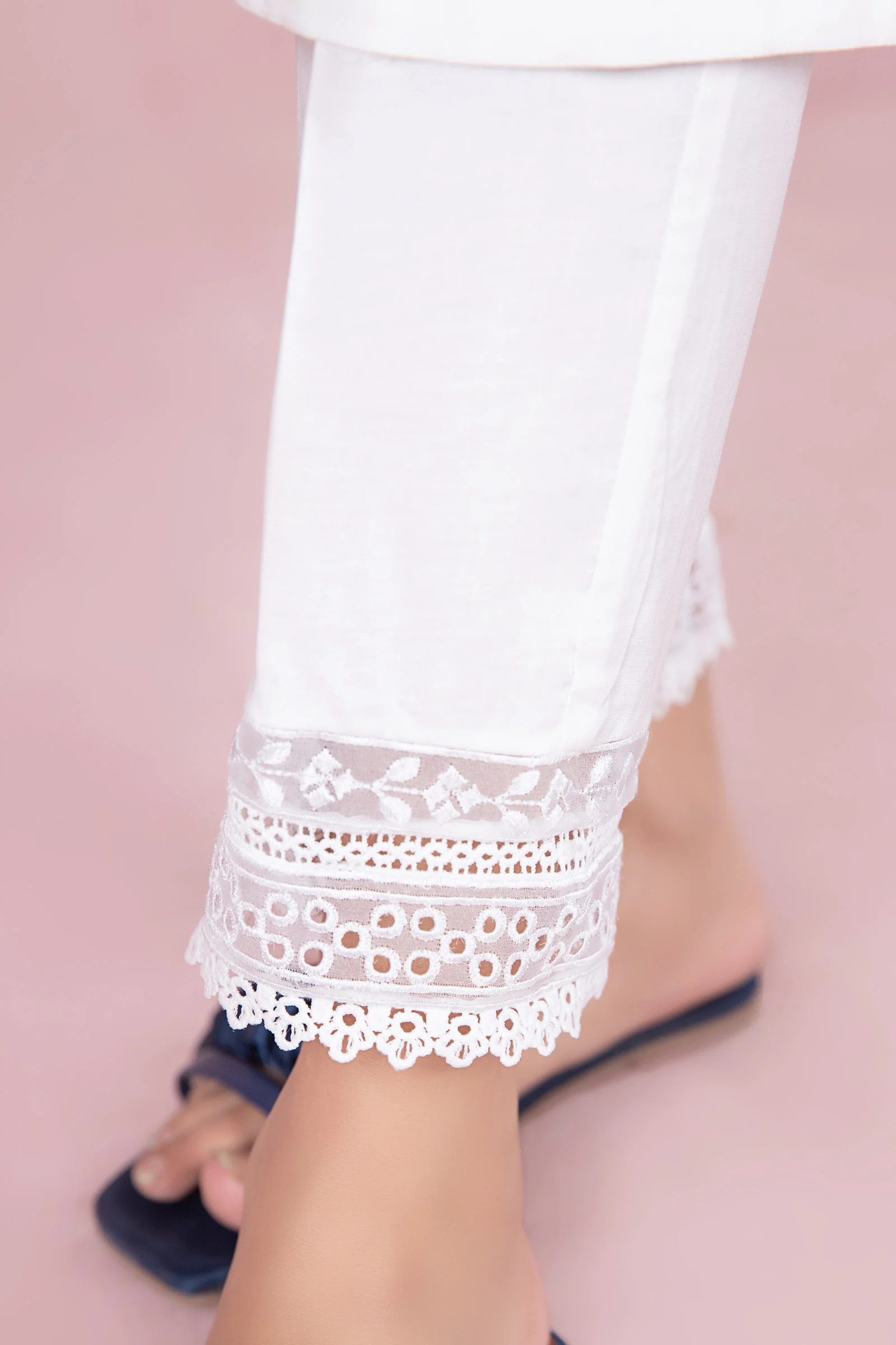 Cambric Straight Trousers - Image 2