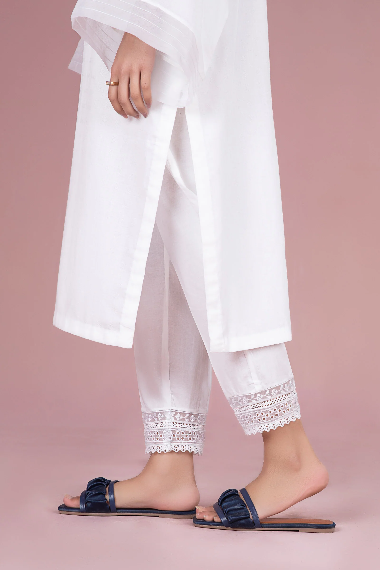 Cambric Straight Trousers - Image 3