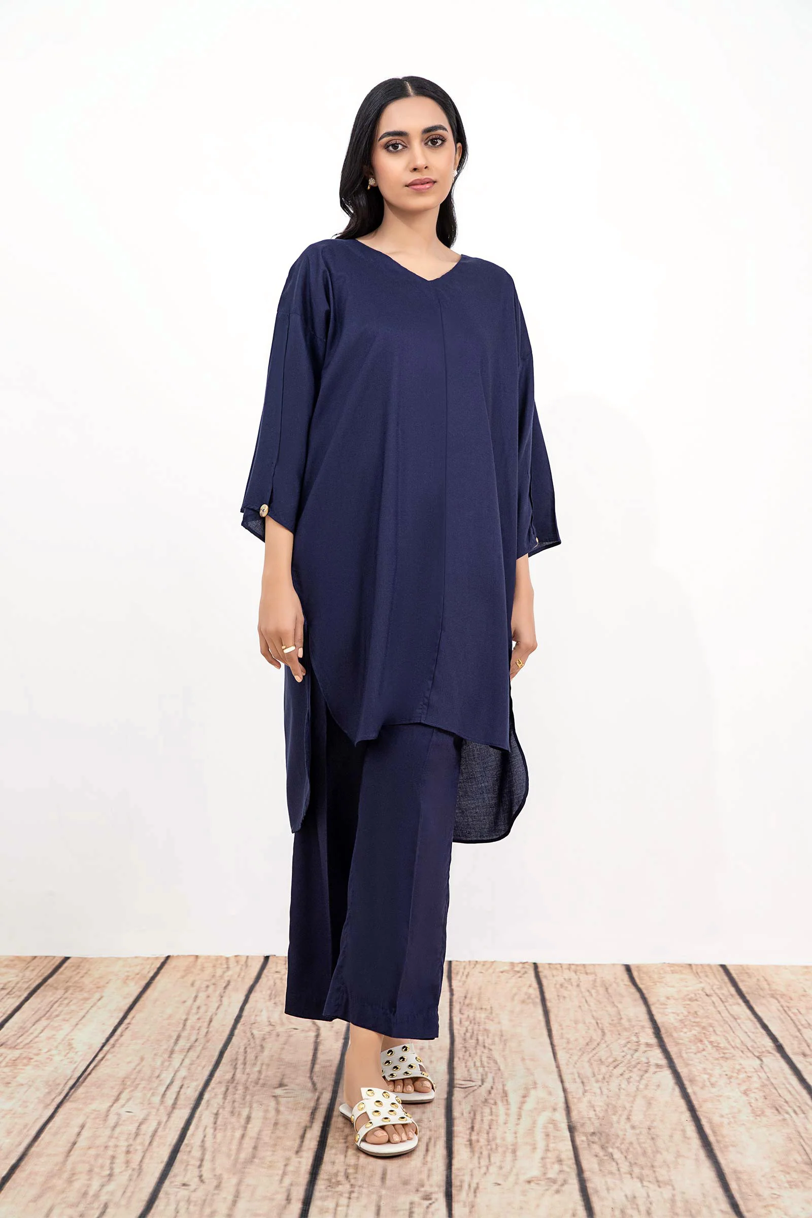 Dyed Arabic Lawn Co-Ord Set - Image 2