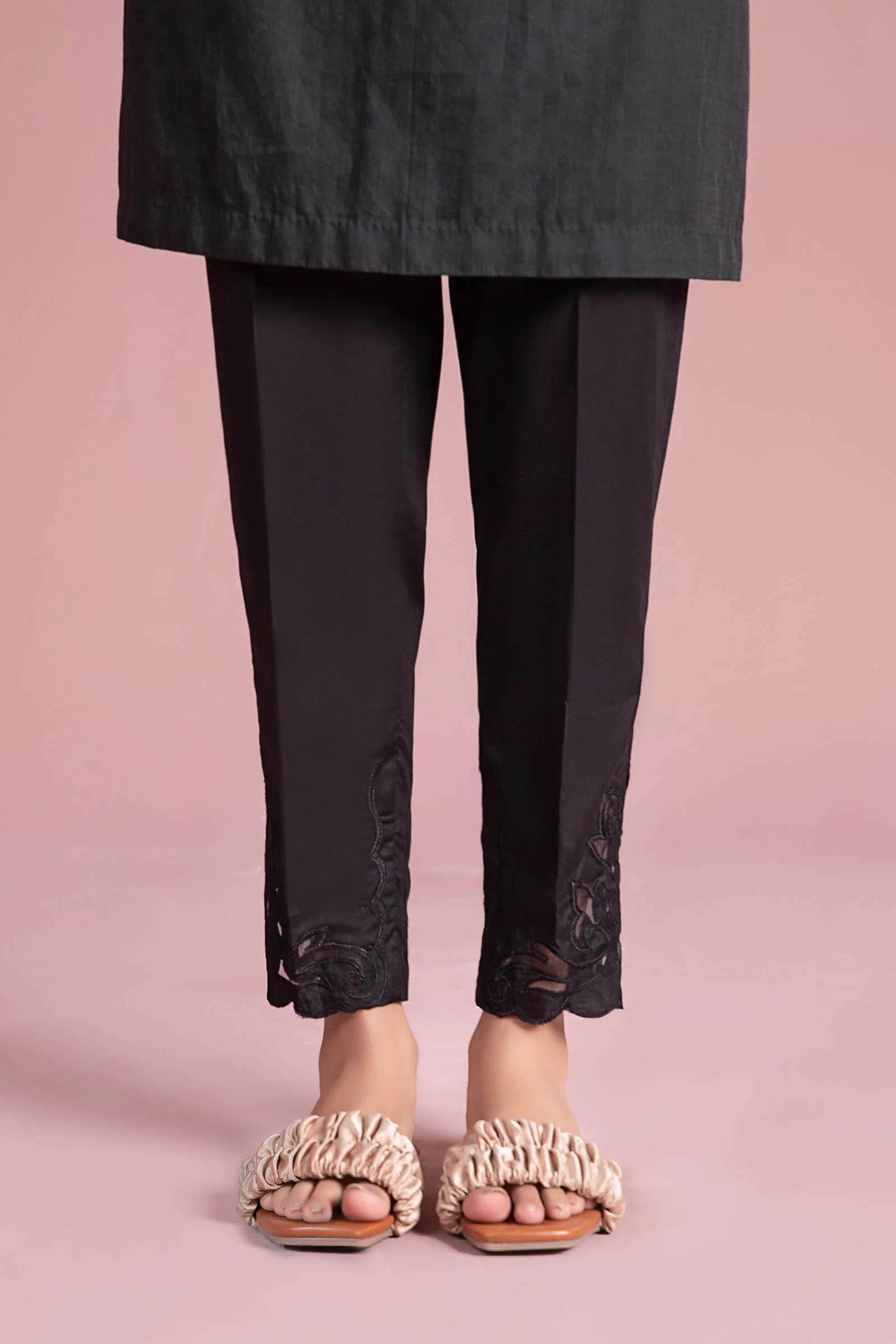 Cambric Straight Trousers - Image 3