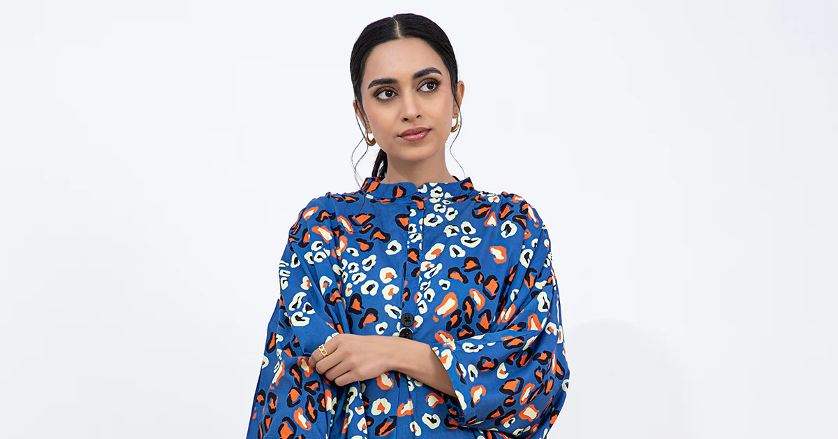 Printed Arabic Lawn Co-Ord Set - Image 6