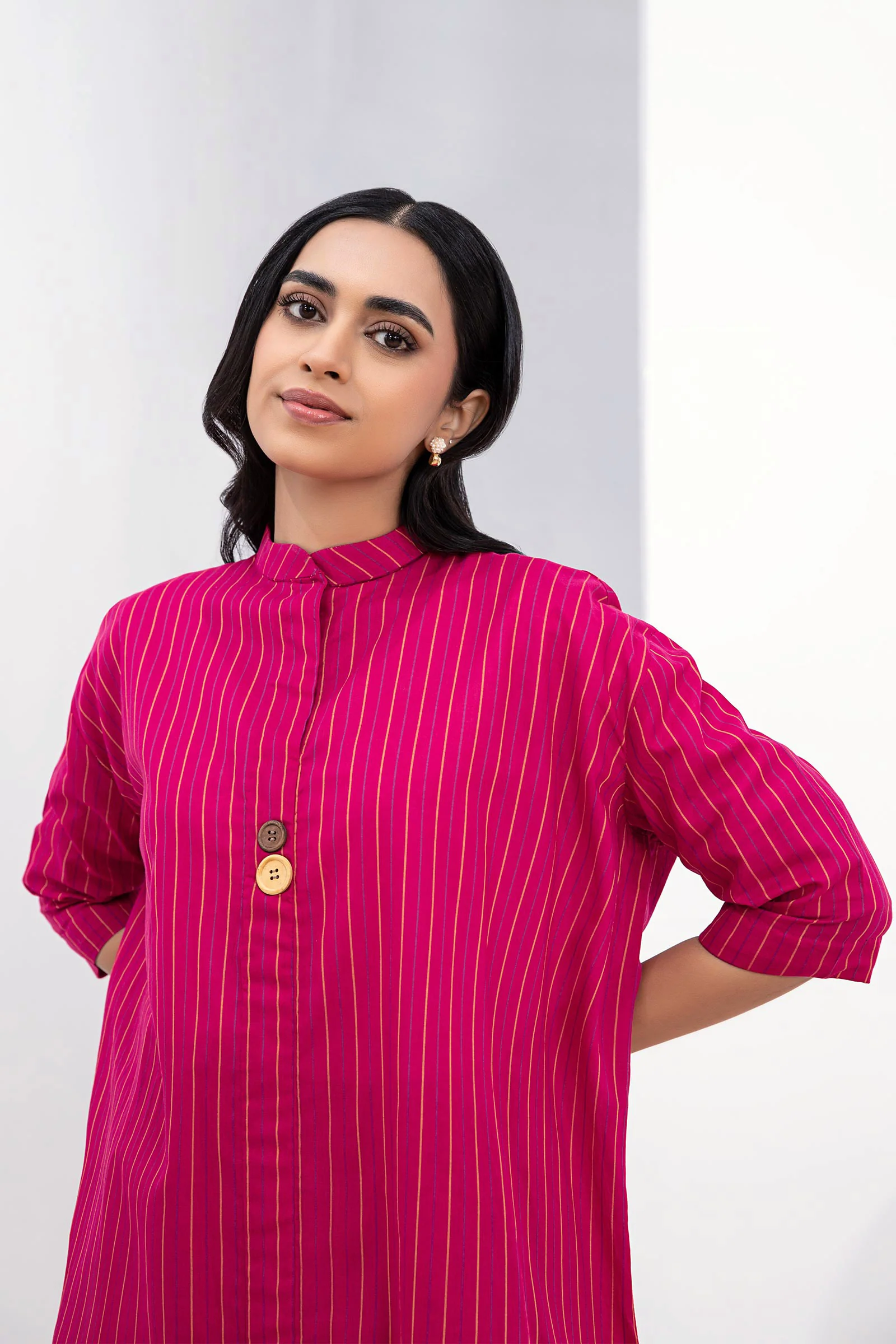 Dyed Arabic Lawn Co-Ord Set - Image 4