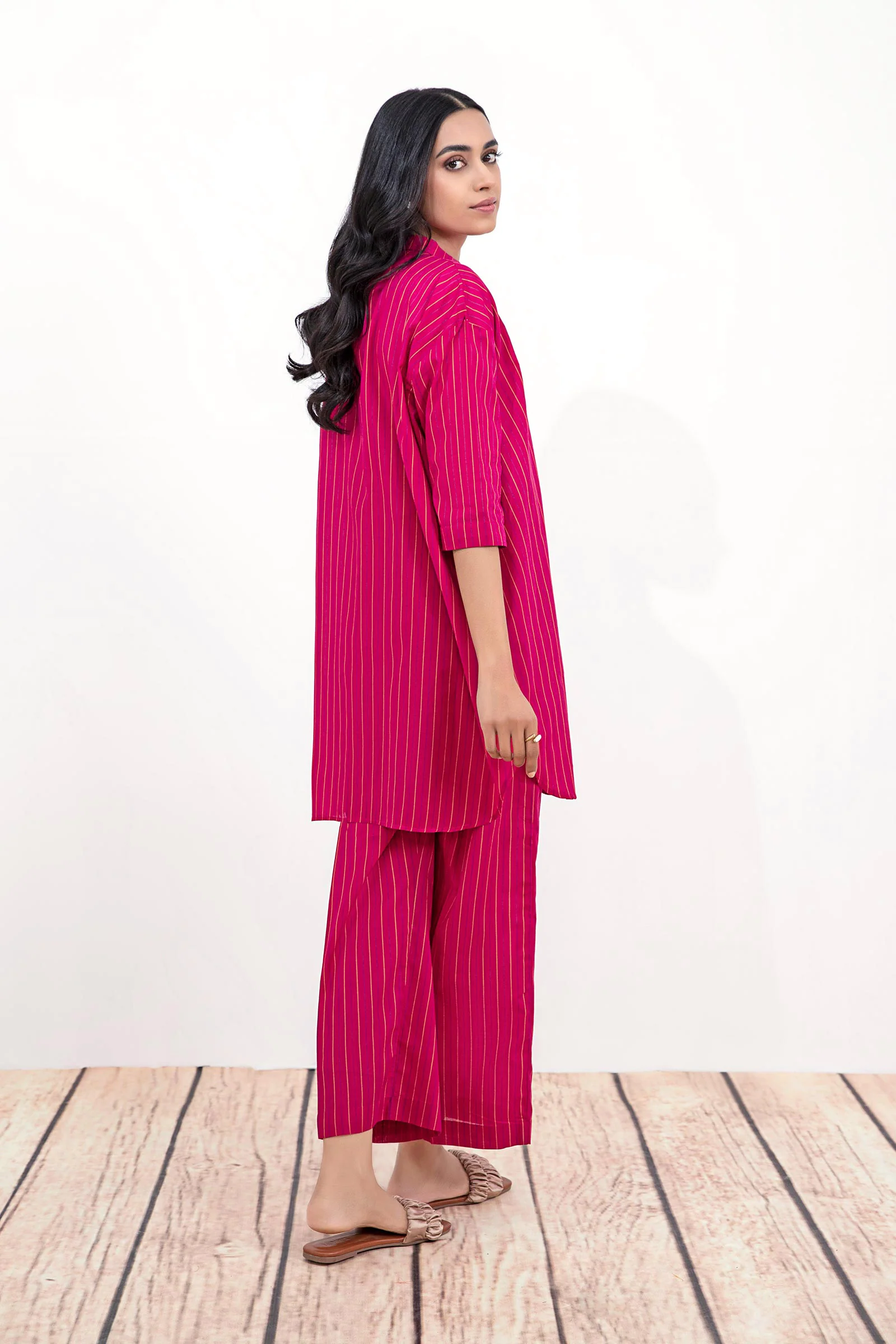 Dyed Arabic Lawn Co-Ord Set - Image 7