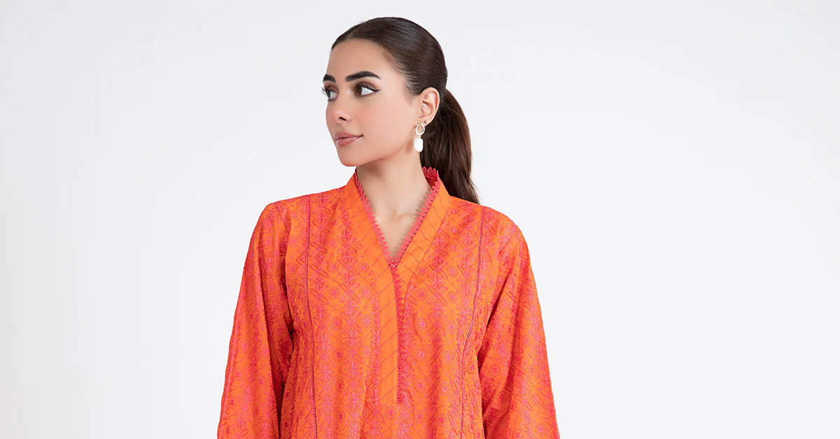 Embroidered Lawn Shirt - Image 6