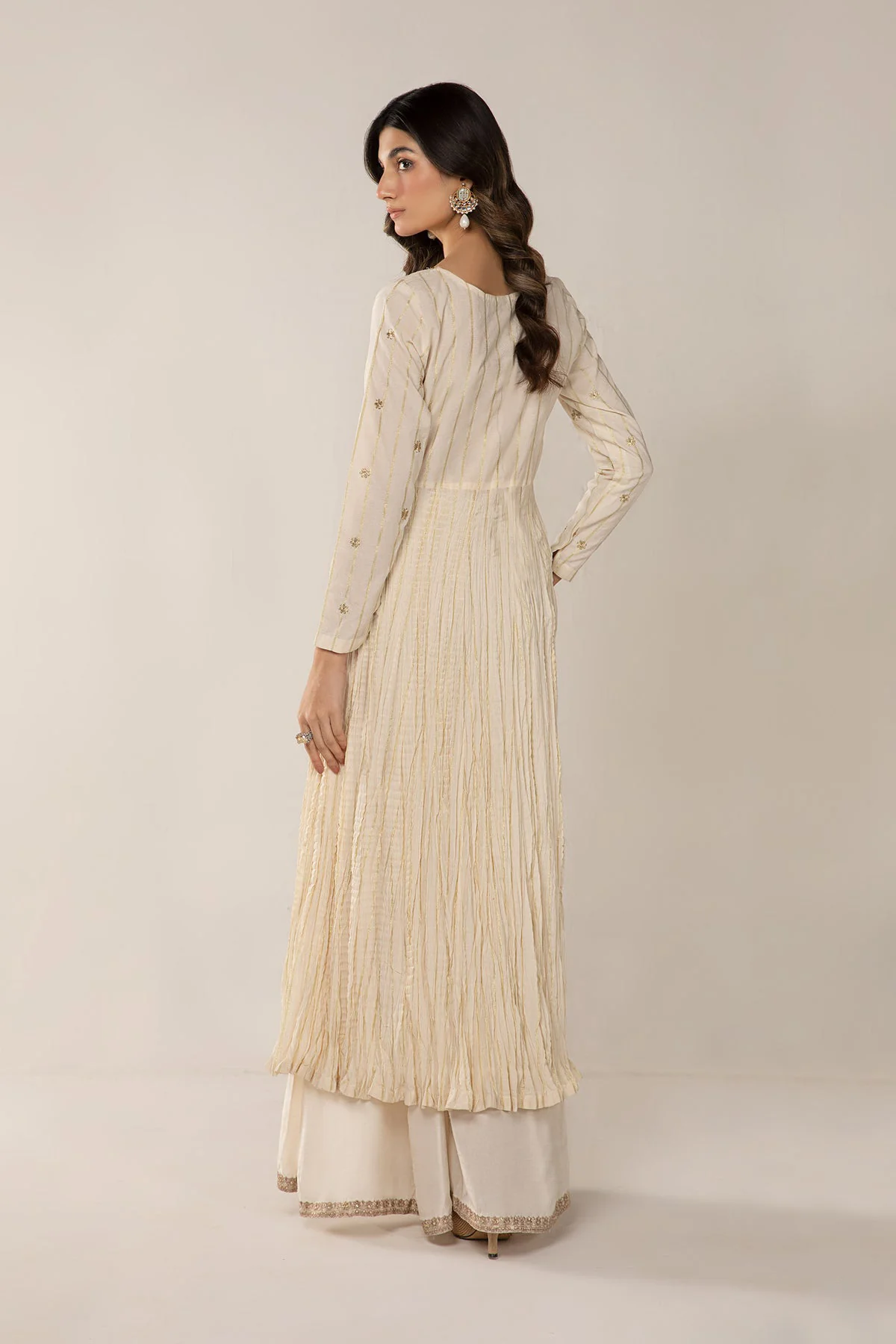Embroidered Cotton Pishwas | MB-F23-205 - Image 3