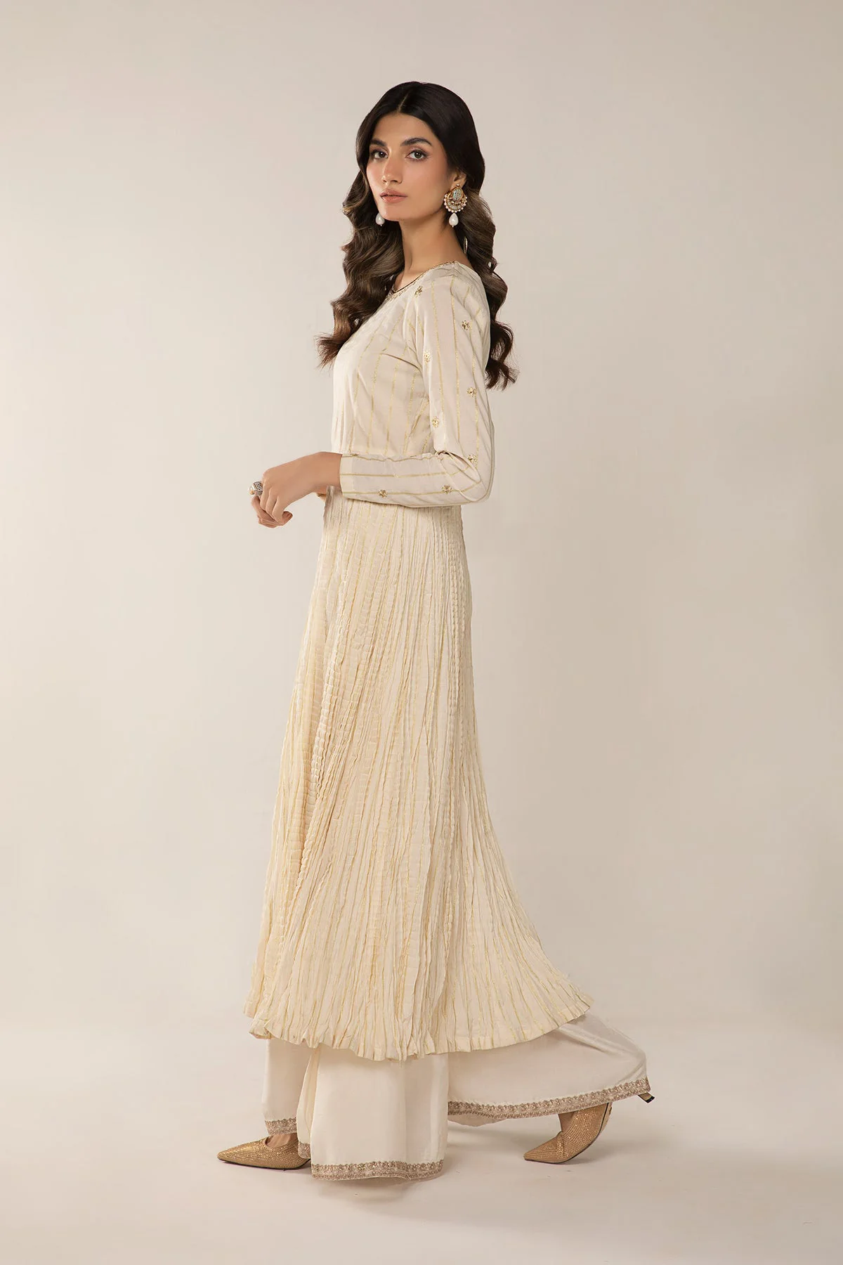 Embroidered Cotton Pishwas | MB-F23-205 - Image 4