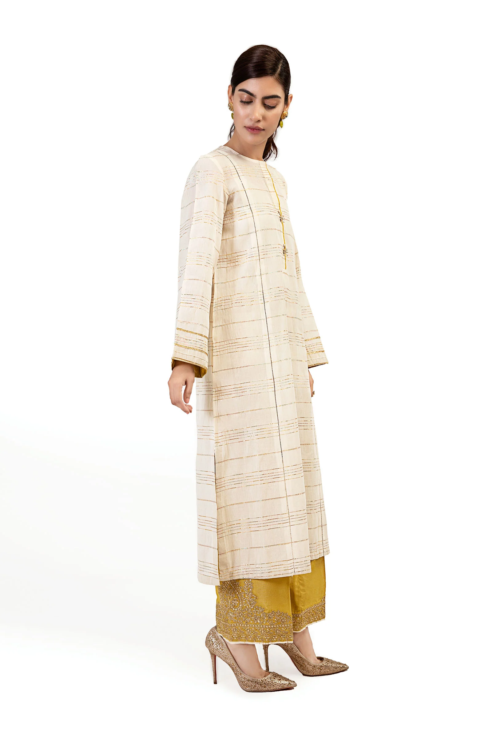 2 Pc Dyed Jacquard Suit | MB-F23-208 - Image 5