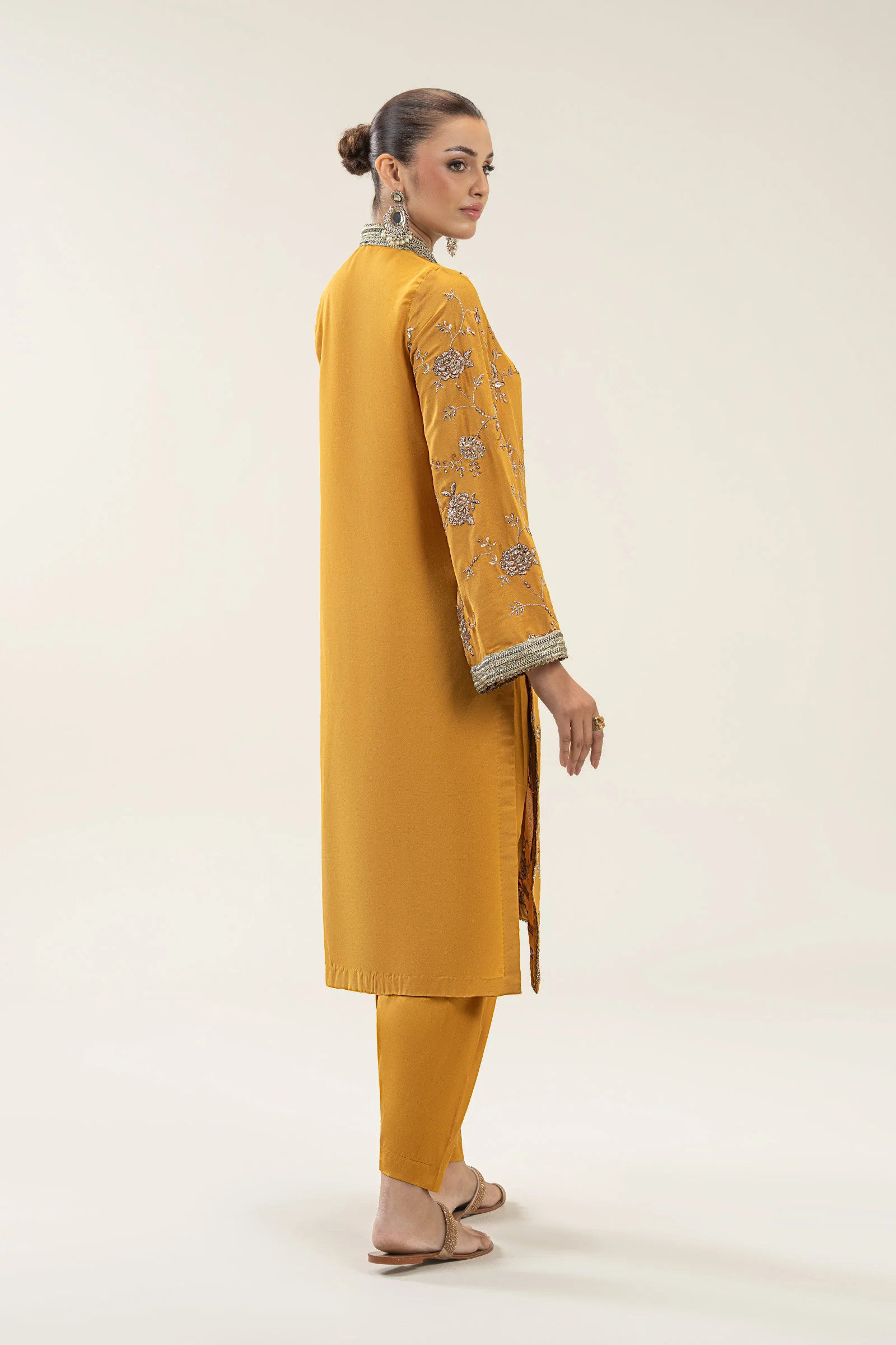 2 Pc Embroidered Georgette Suit - Image 6