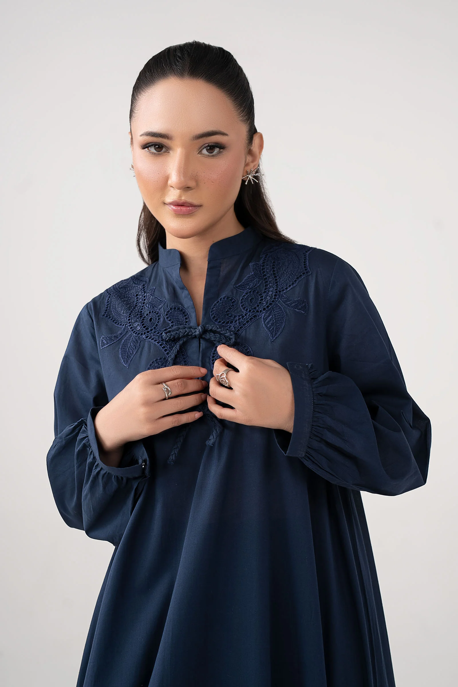 Embroidered Lawn Dress - Image 3