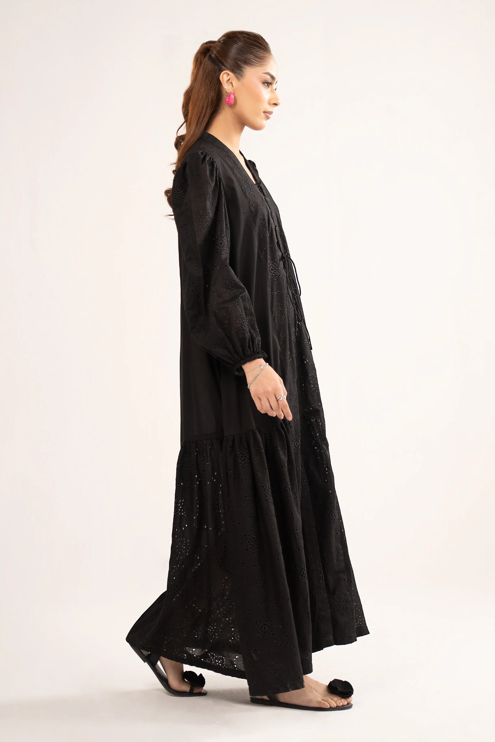 Embroidered Lawn Dress - Image 7