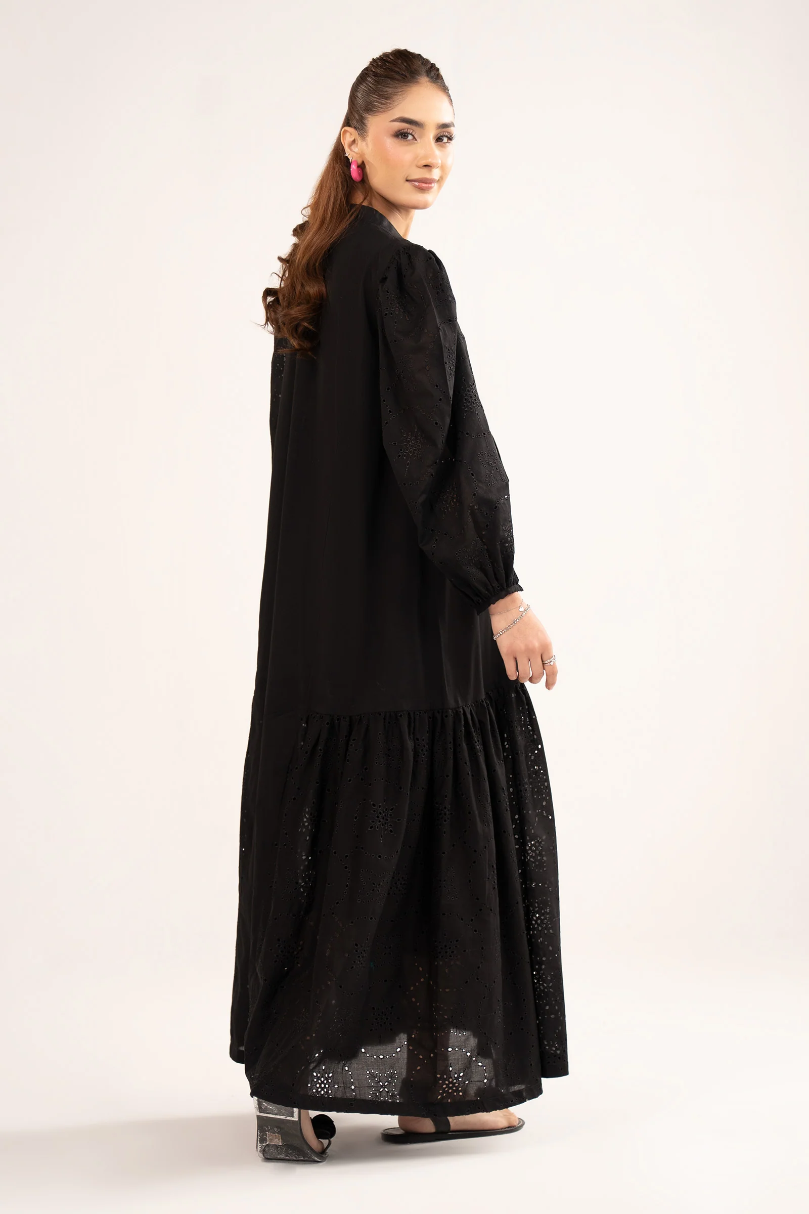 Embroidered Lawn Dress - Image 8
