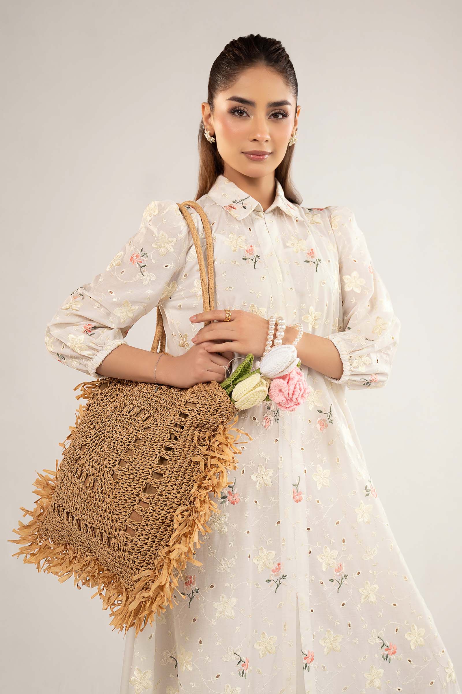 Embroidered Lawn Dress - Image 5