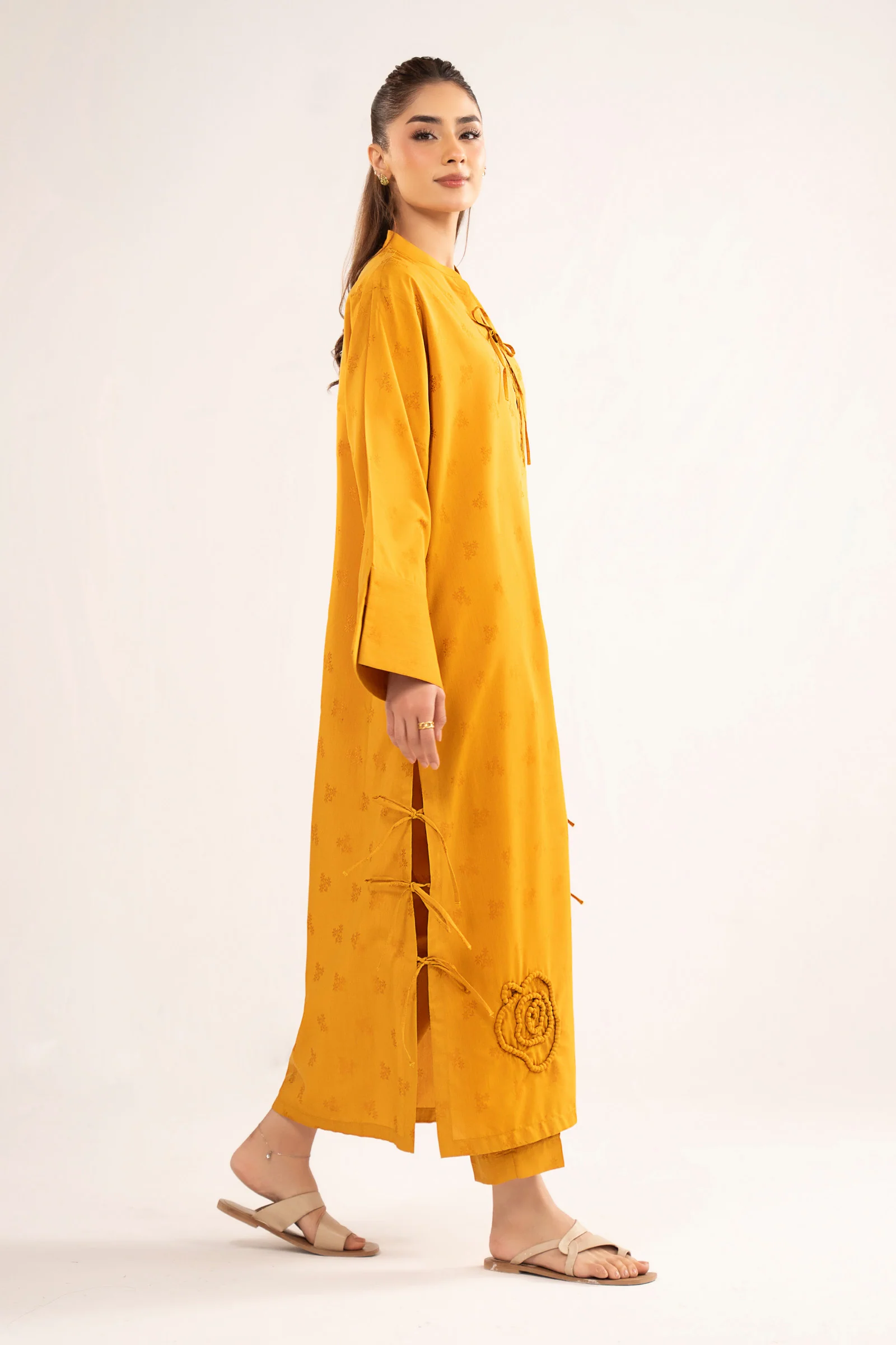 2 Pc Dyed Dobby Viscose Suit - Image 5