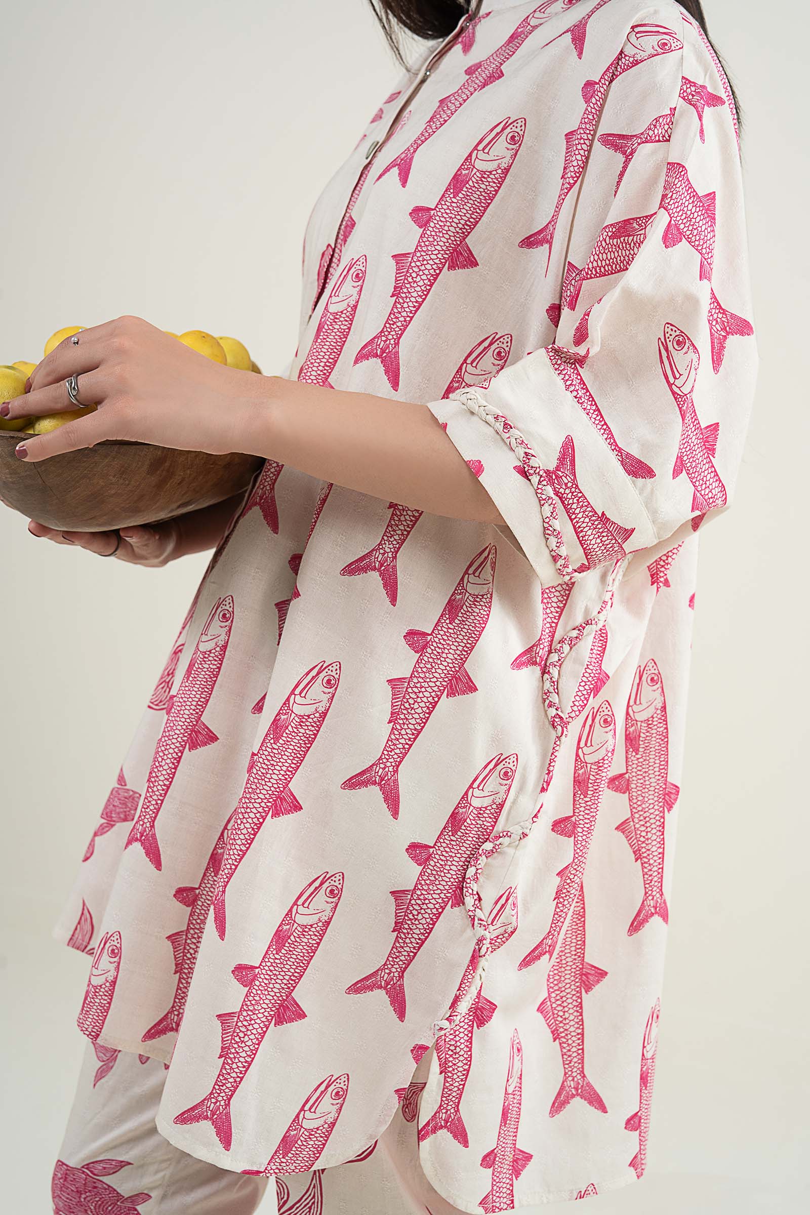 2 Pc Printed Dobby Suit - Image 4