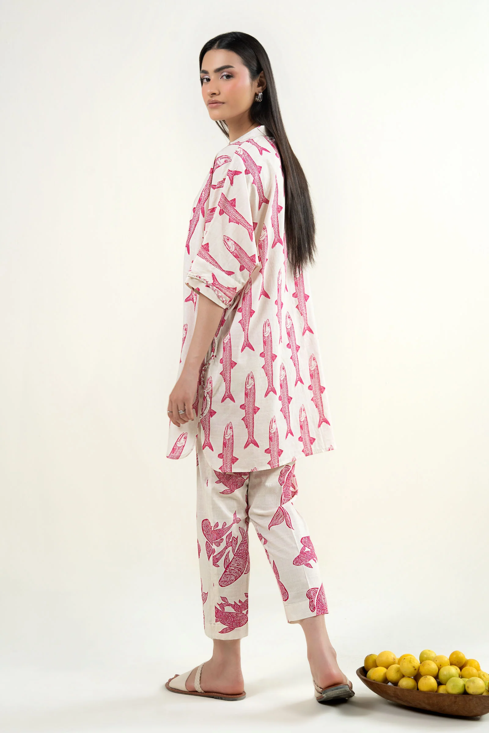2 Pc Printed Dobby Suit - Image 6