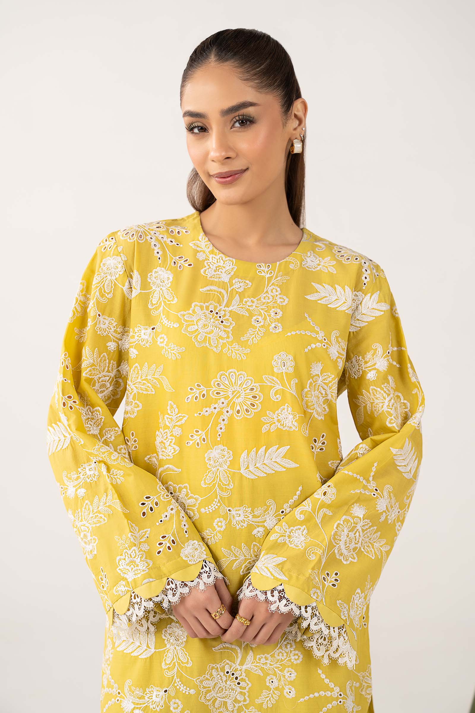 2 Pc Embroidered Lawn Suit - Image 2