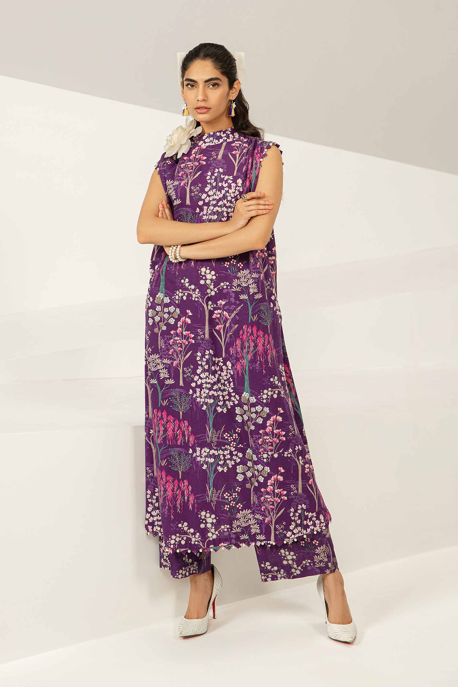 1 Piece - Khaddar Shirt | MB-US23-205-A - Image 5
