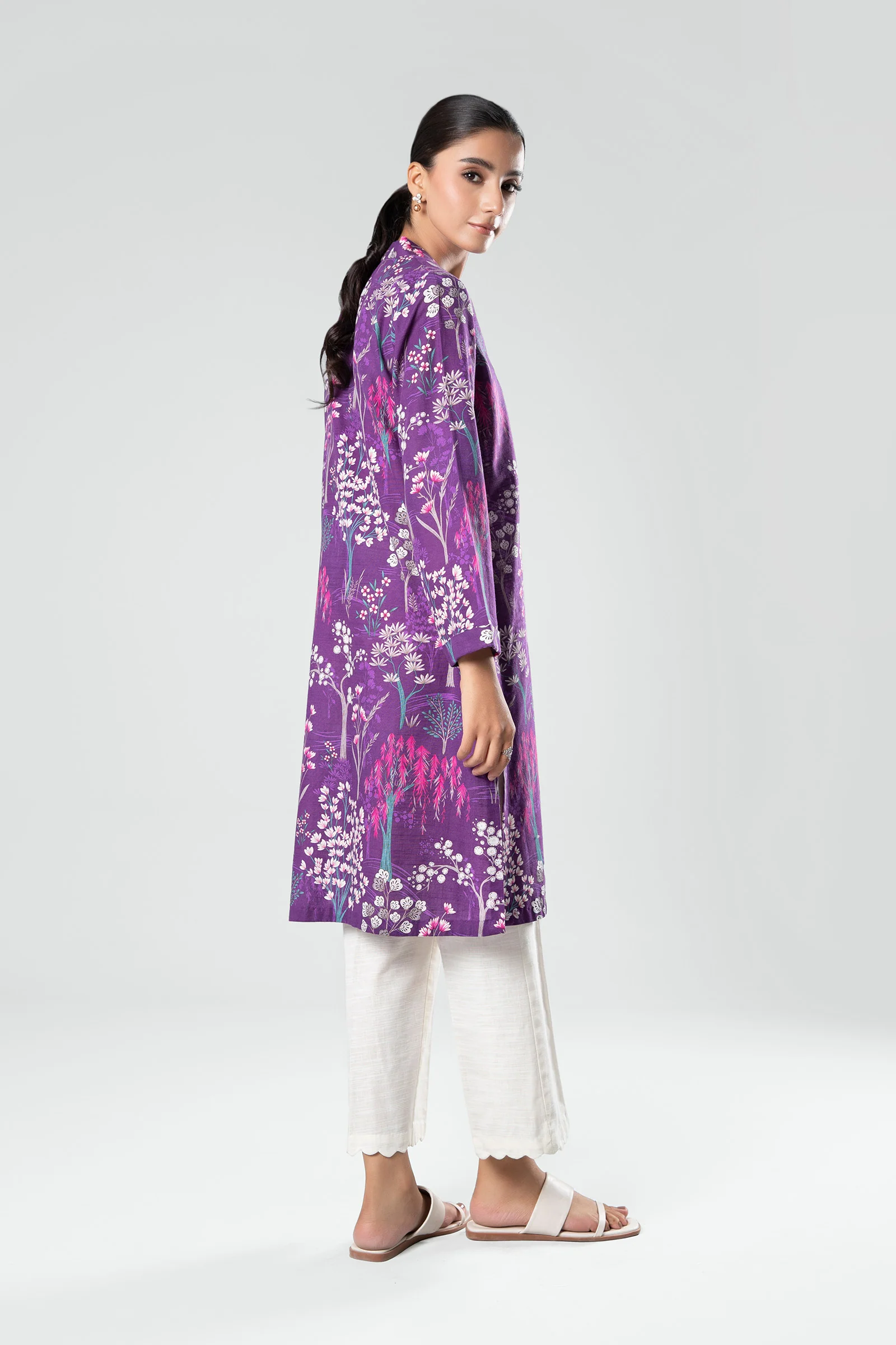 1 Piece - Khaddar Shirt | MB-US23-205-A - Image 8