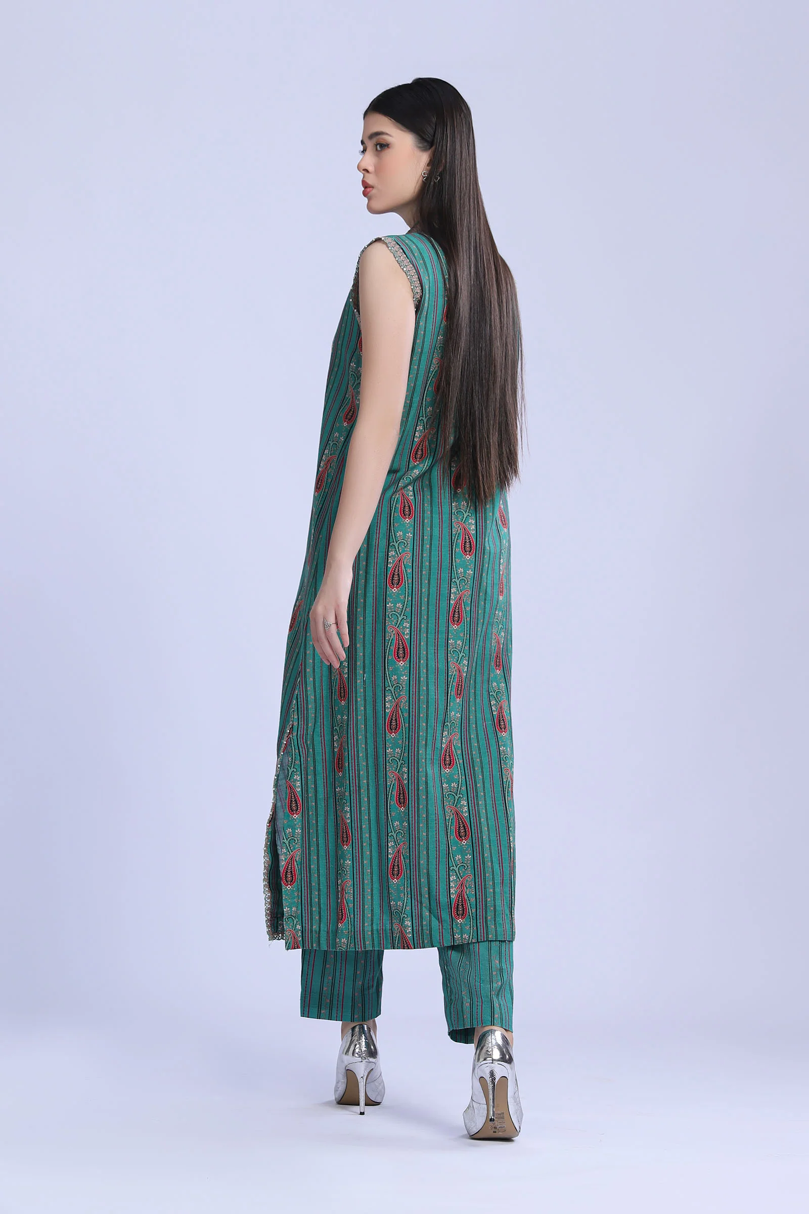 2 Piece - Khaddar Suit | MB-US23-206-B - Image 11