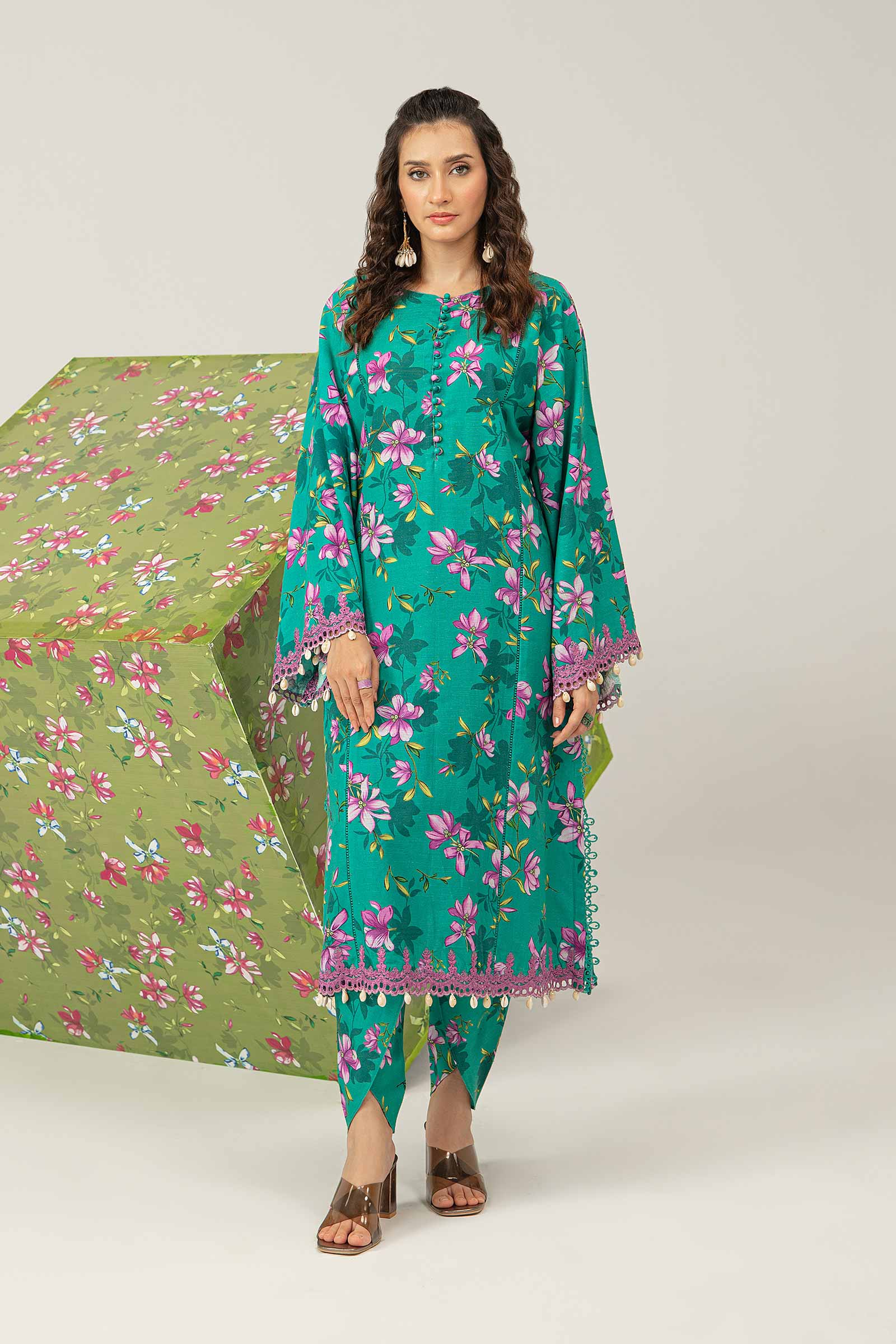 2 Piece - Khaddar Suit | MB-US23-207-A - Image 6