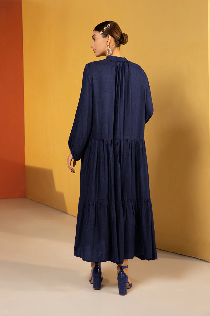 Shirt Navy Blue MB-W21-143 - Image 3