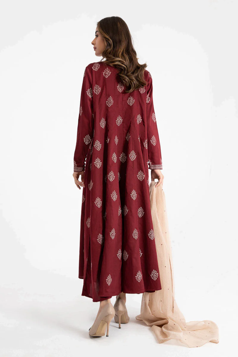Shirt Maroon MB-W22-121 - Image 4