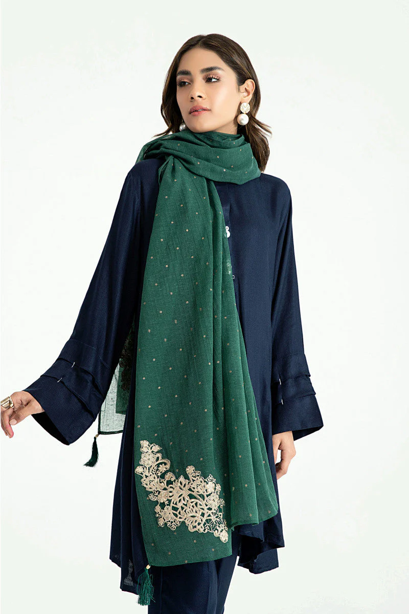 Scarf Green MB-W22-295 - Image 2