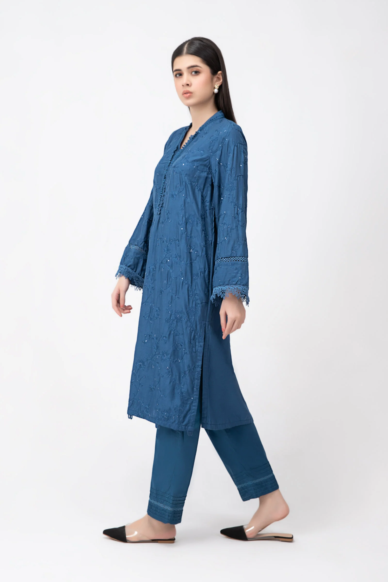 Shirt Teal blue MB-W23-27 - Image 3