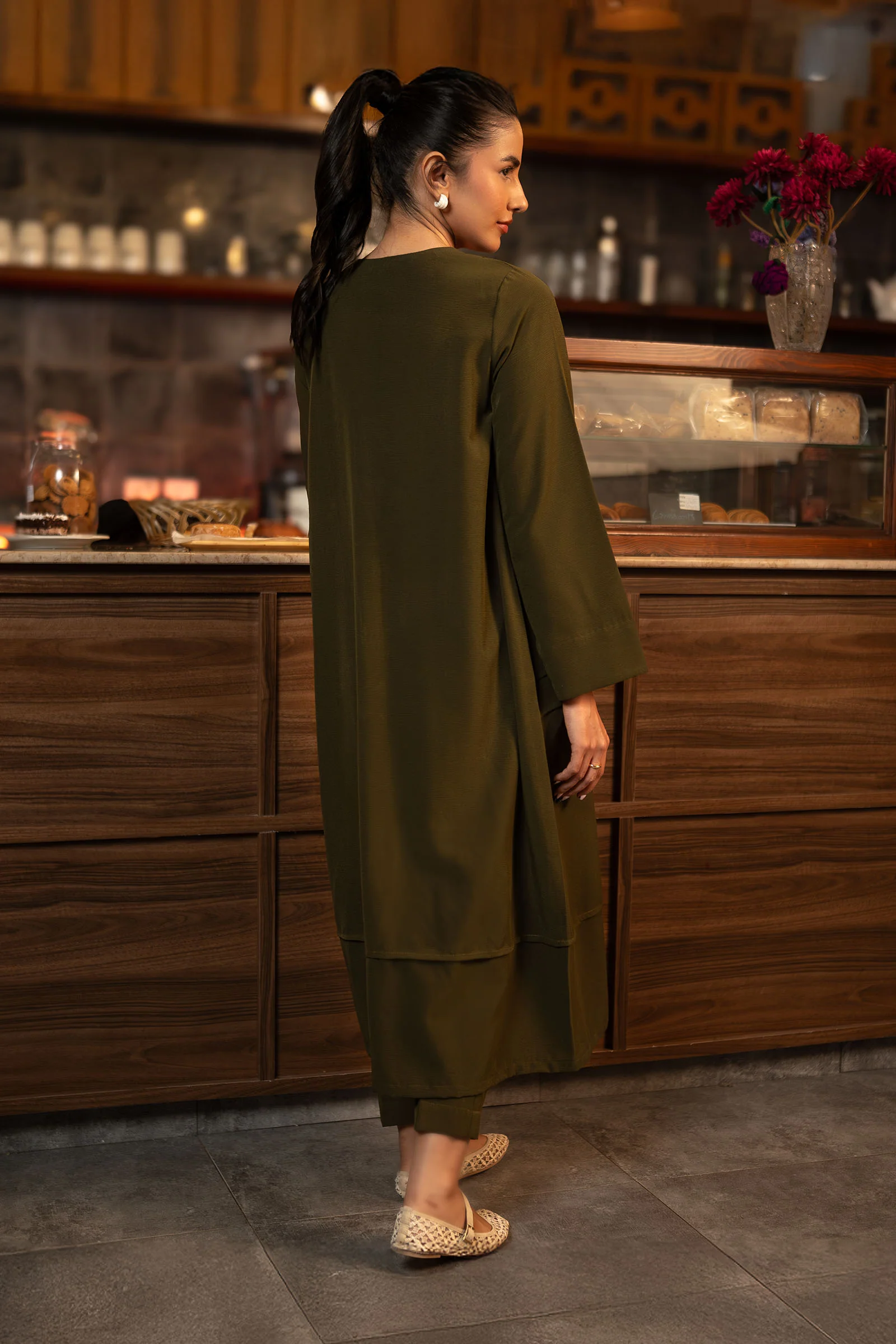 2 Pc Dyed Poly Wrinkle Suit - Image 5