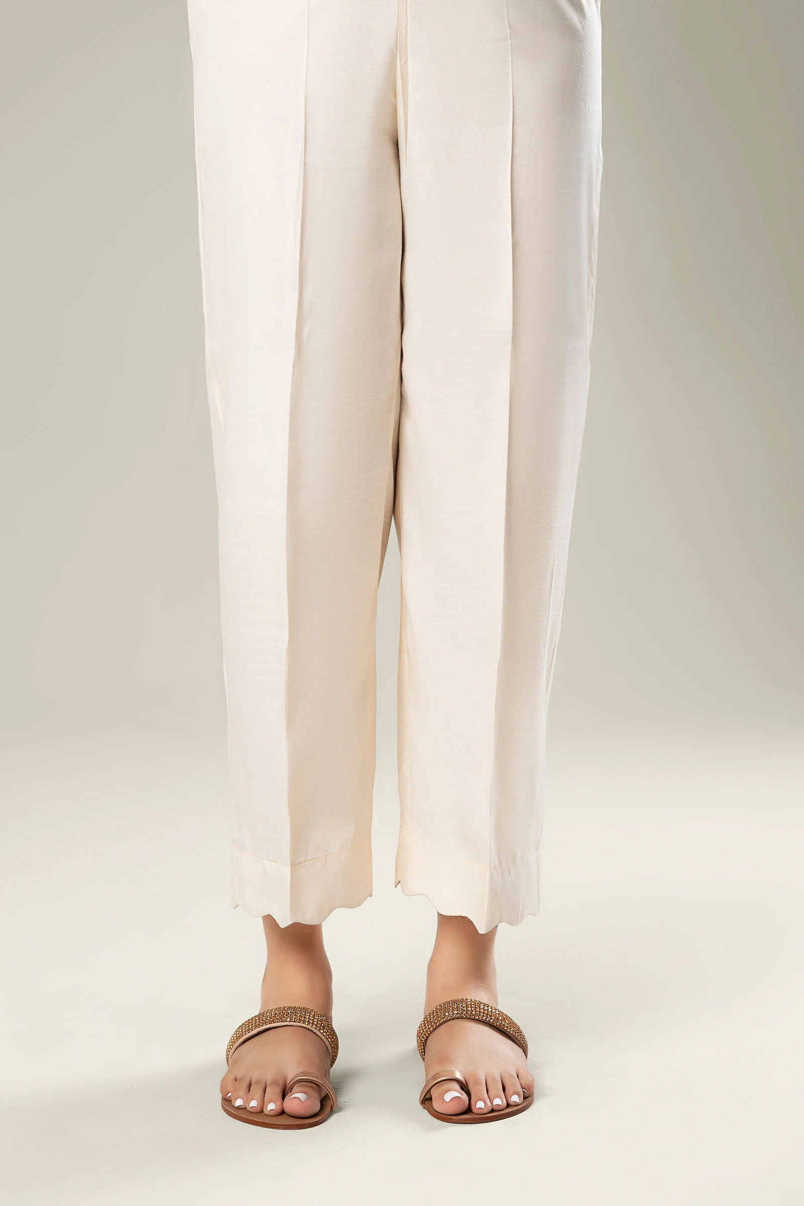 Dyed Raw Silk Trouser - Image 3