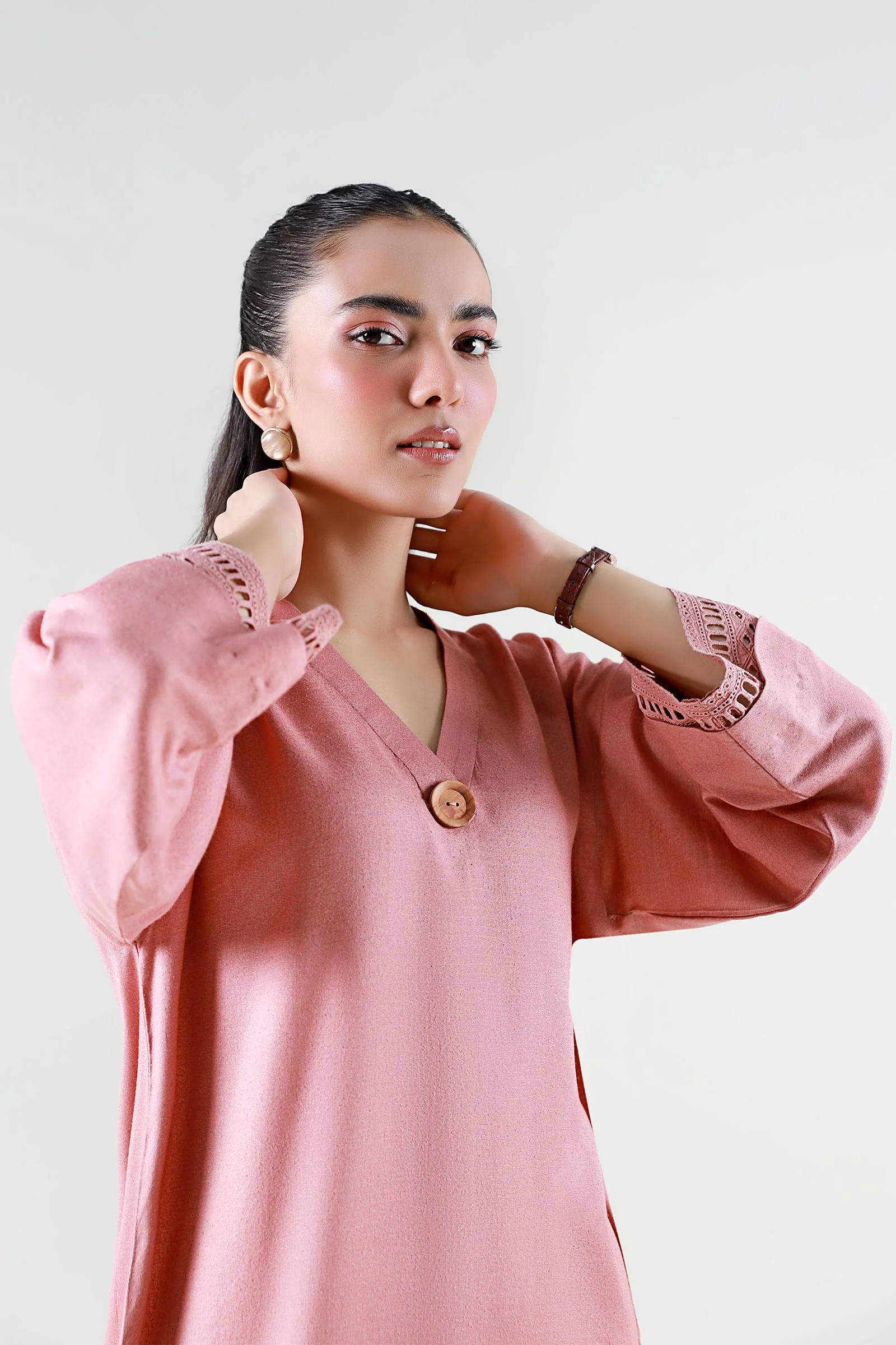 Dyed Rib Karandi Shirt - Image 4