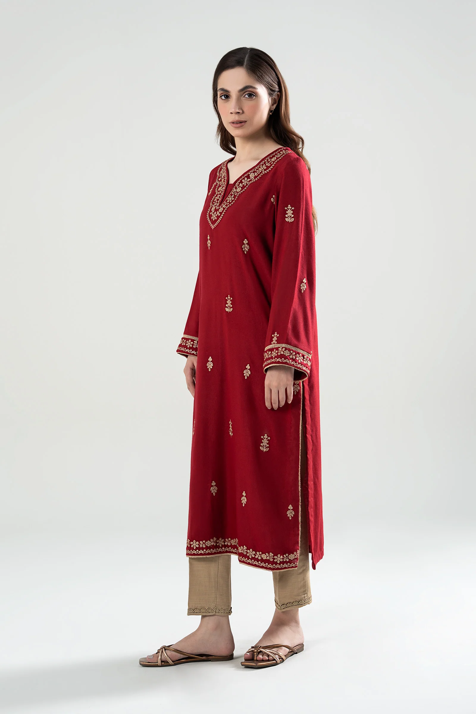 Embroidered Wool Shirt - Image 4