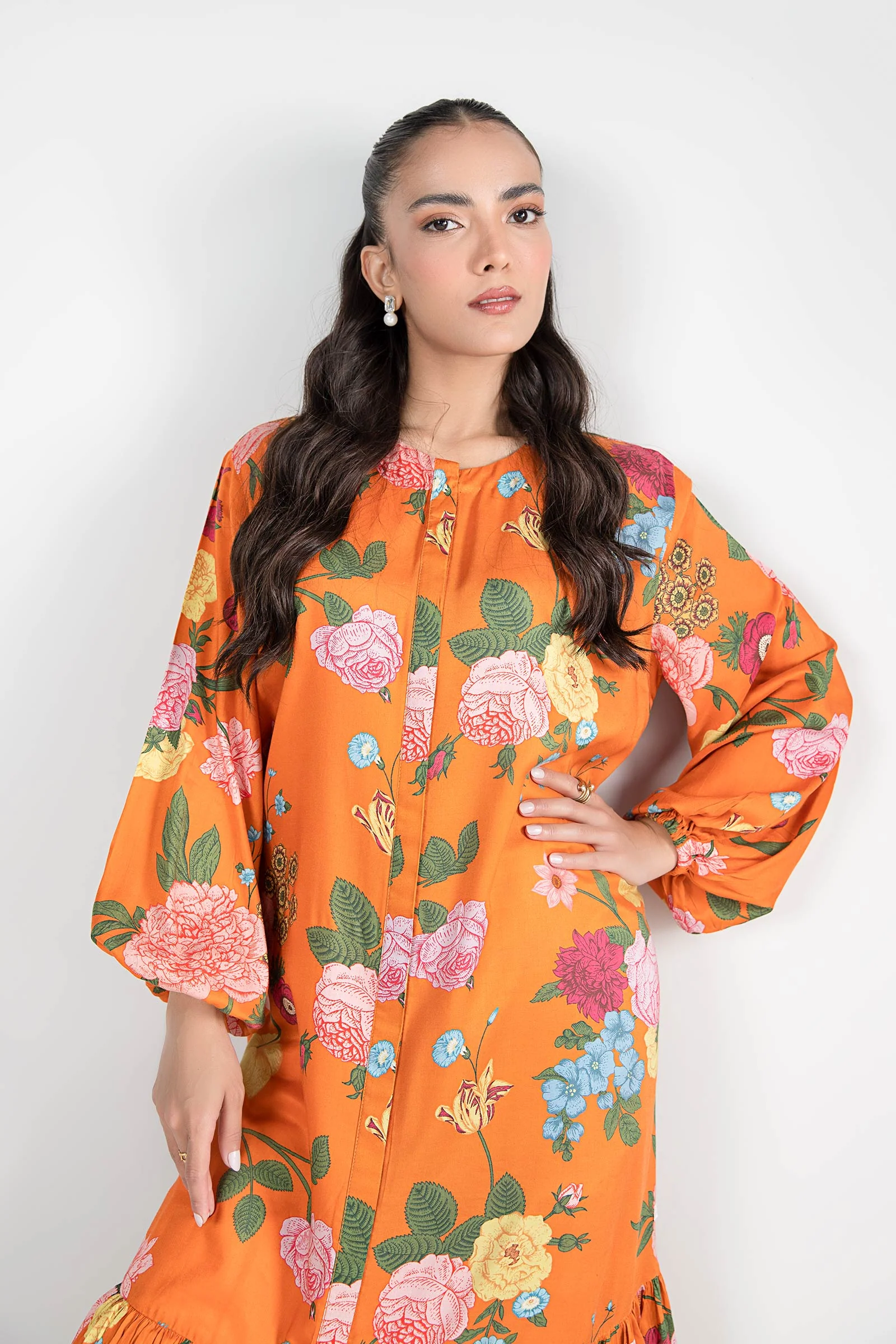 Printed Viscose Dress