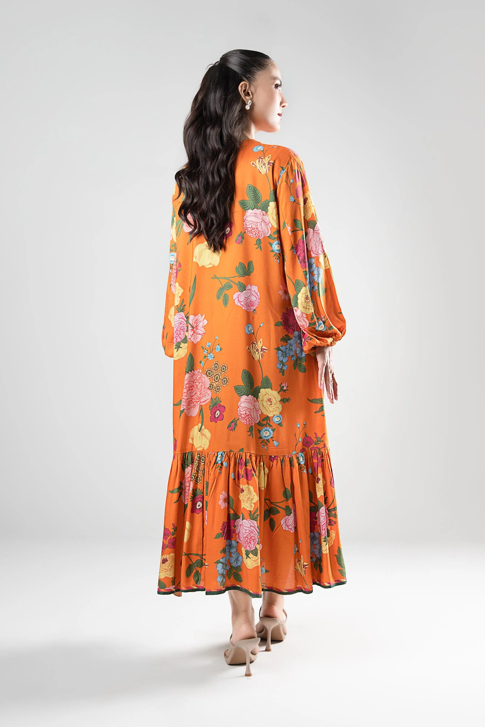 Printed Viscose Dress - Image 7