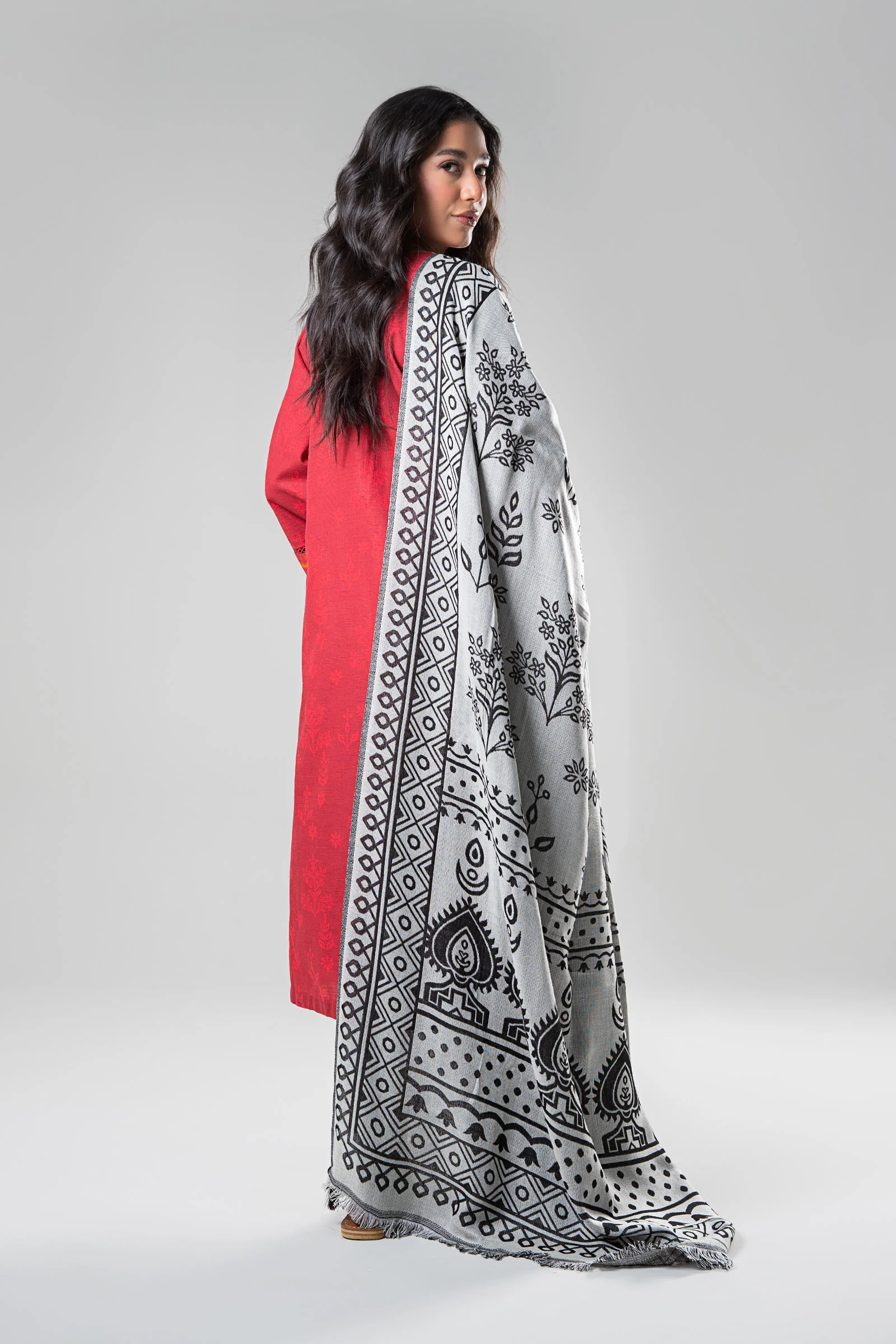 2 Pc Printed Linen Suit - Image 7