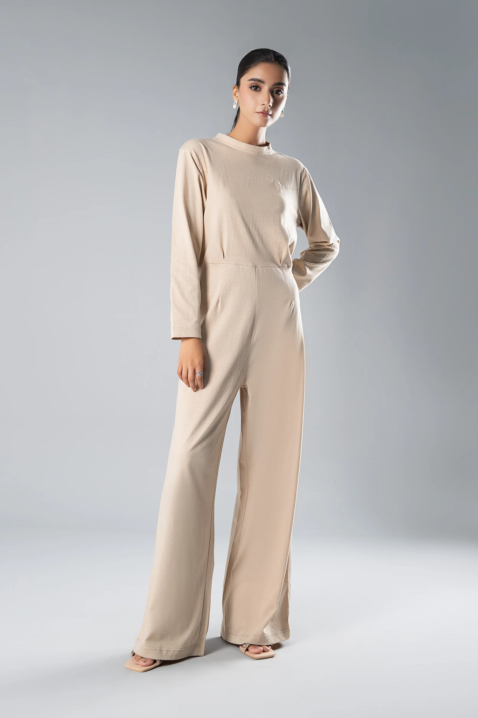 Solid Jersey Jumpsuit