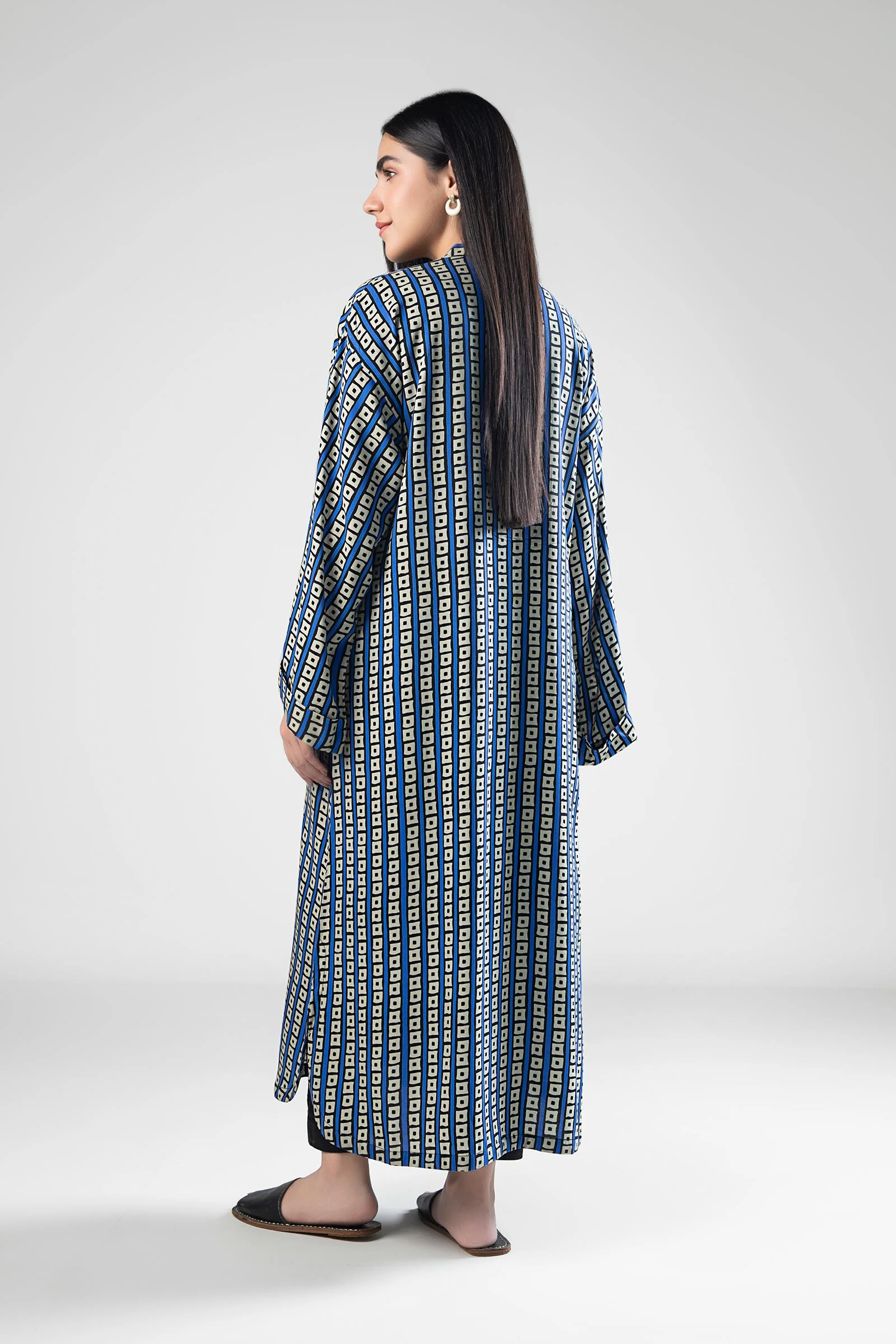 Printed Linen Shirt - Image 6