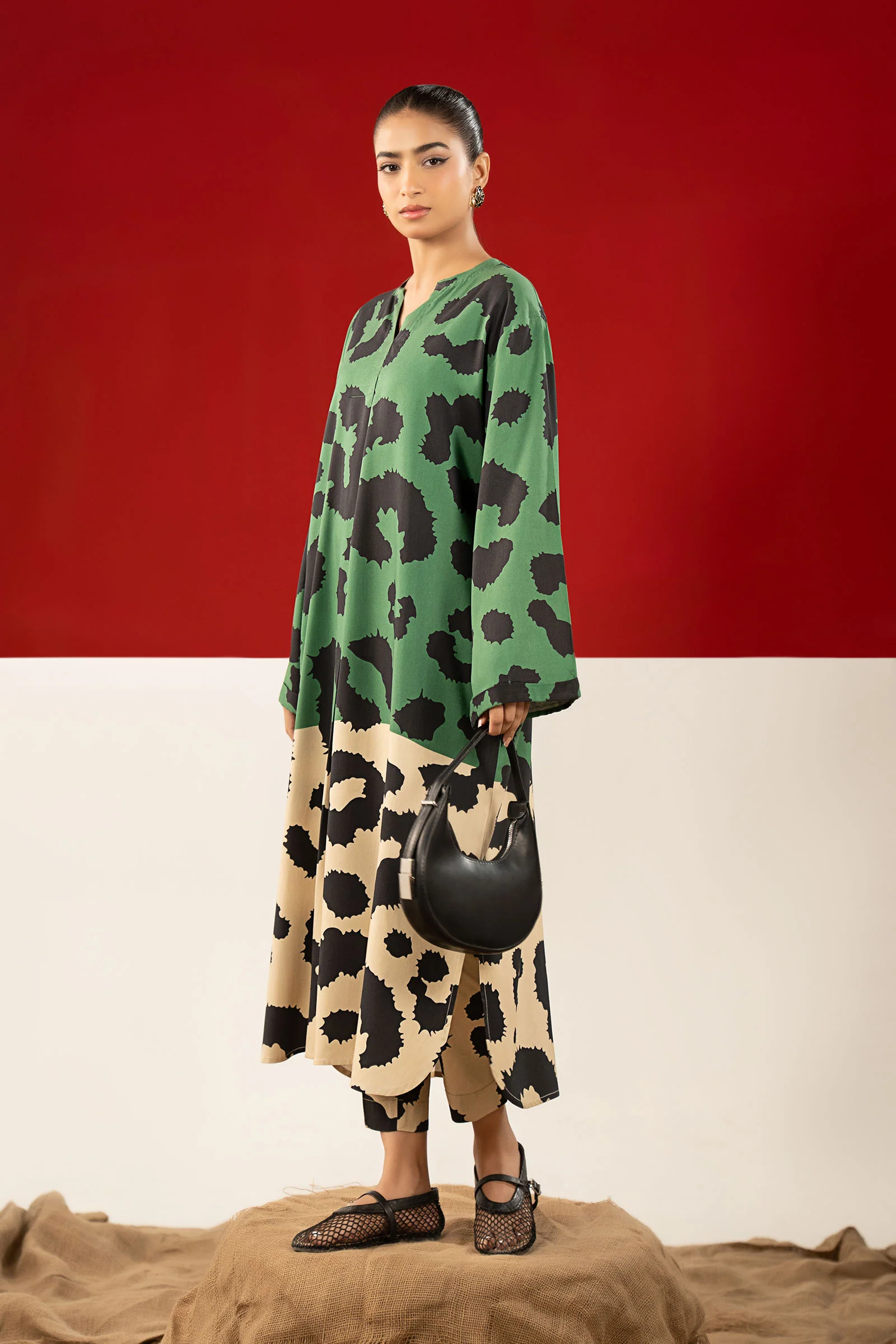 2 Pc Printed Twill Suit - Image 5