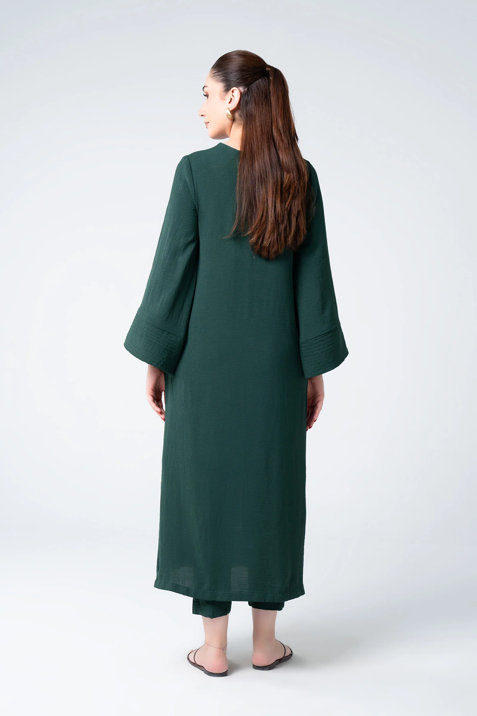 2 Pc Dyed Georgette Suit - Image 6