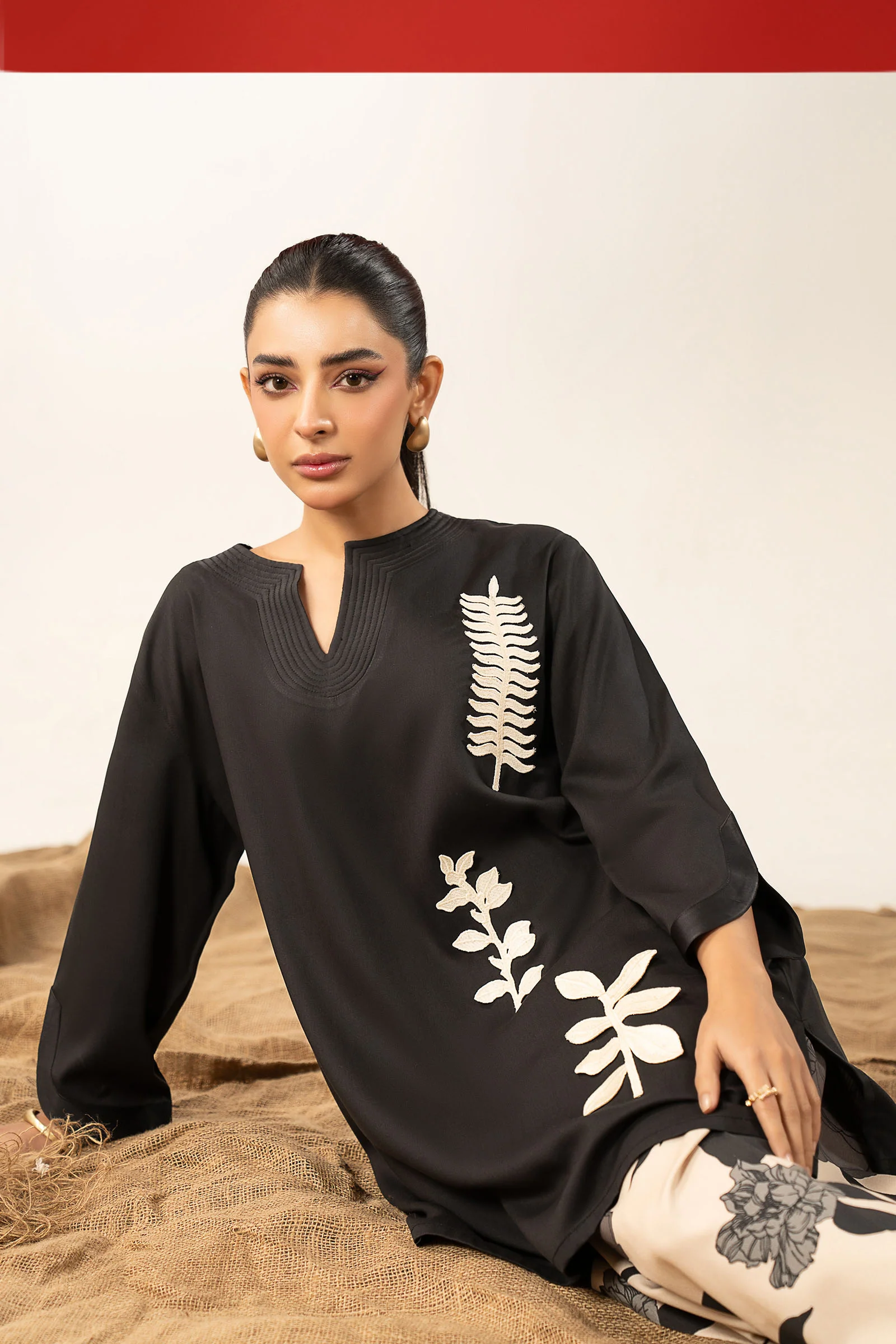 2 Pc Embroidered Twill Suit - Image 4