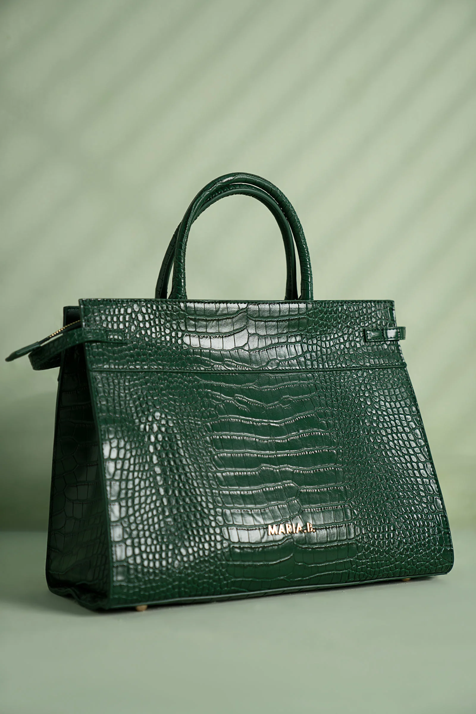 Belted Croc Tote - Image 8