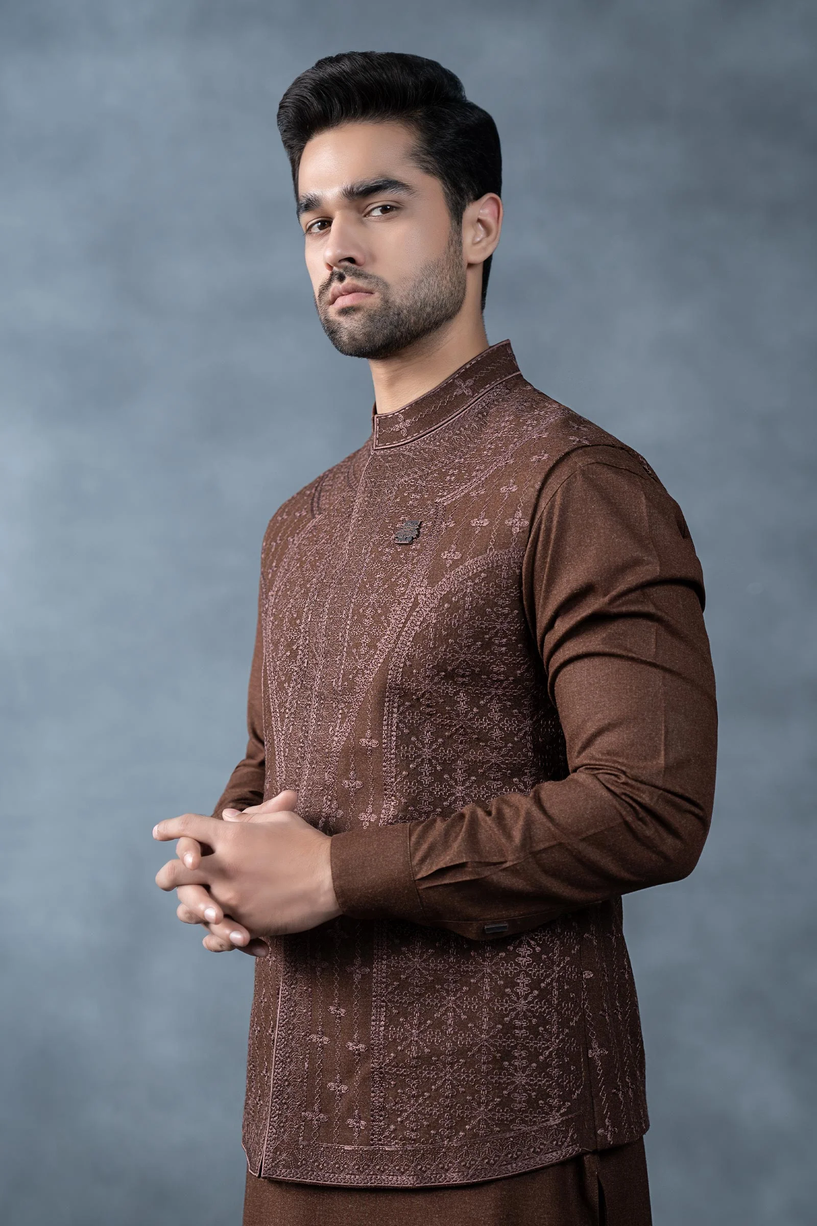 3 Piece Markhor (Polo) Wool Suit - Image 2
