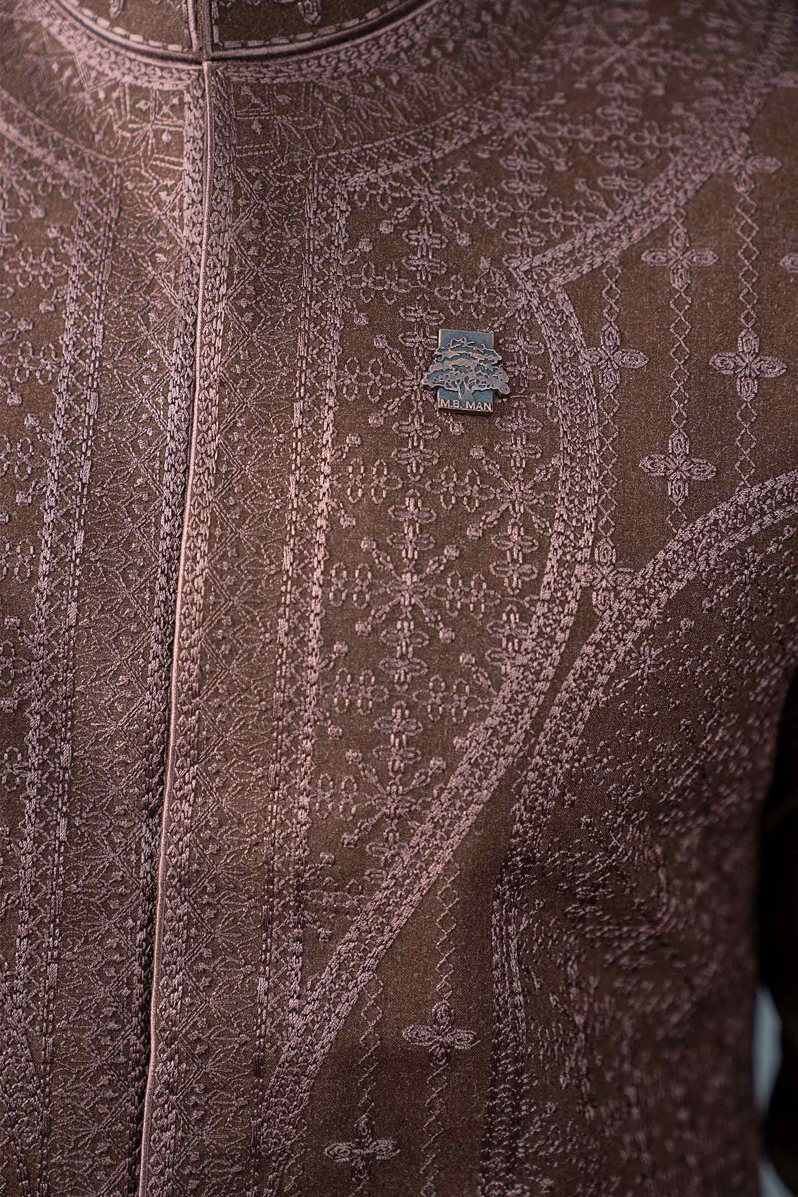 3 Piece Markhor (Polo) Wool Suit - Image 3