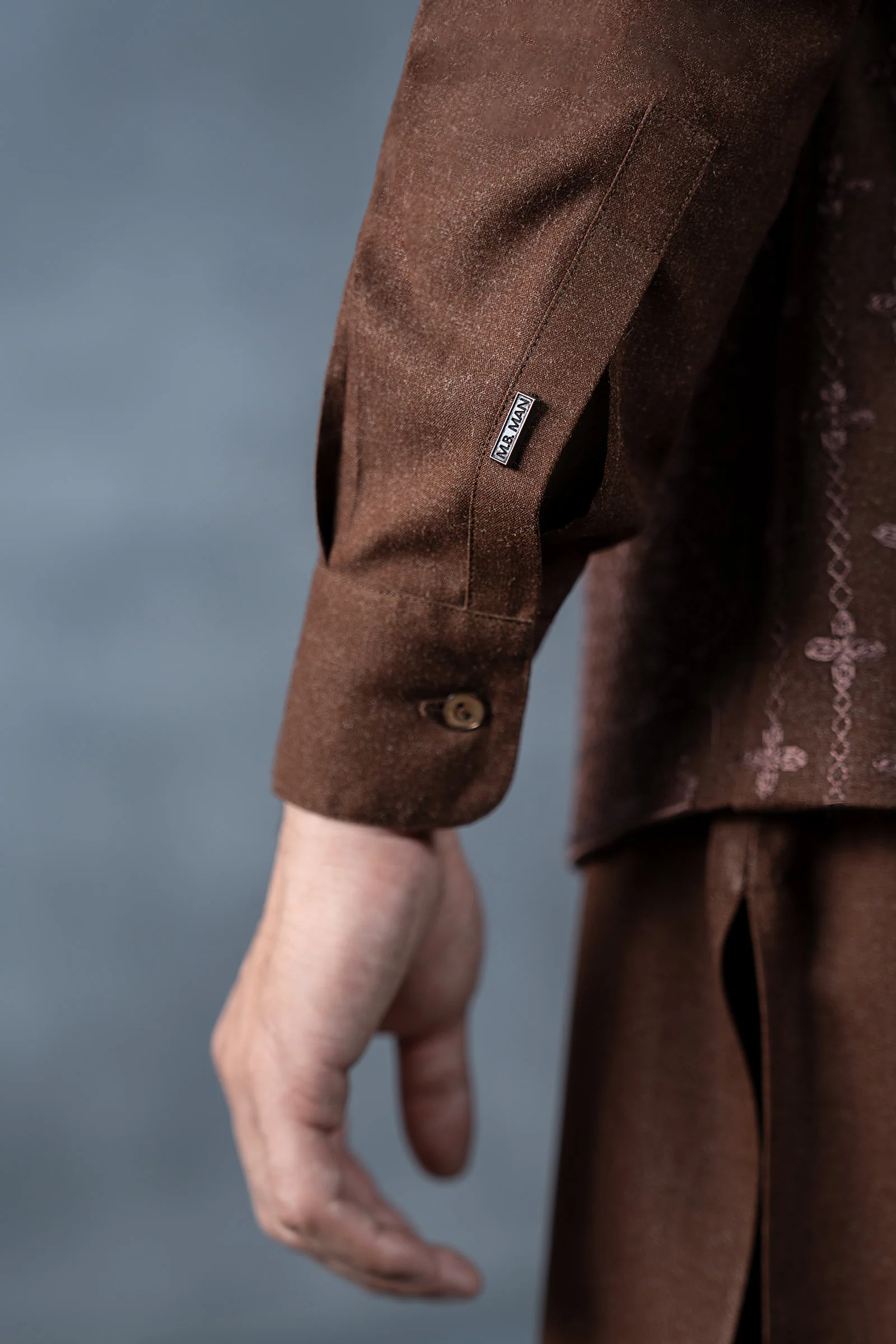 3 Piece Markhor (Polo) Wool Suit - Image 4